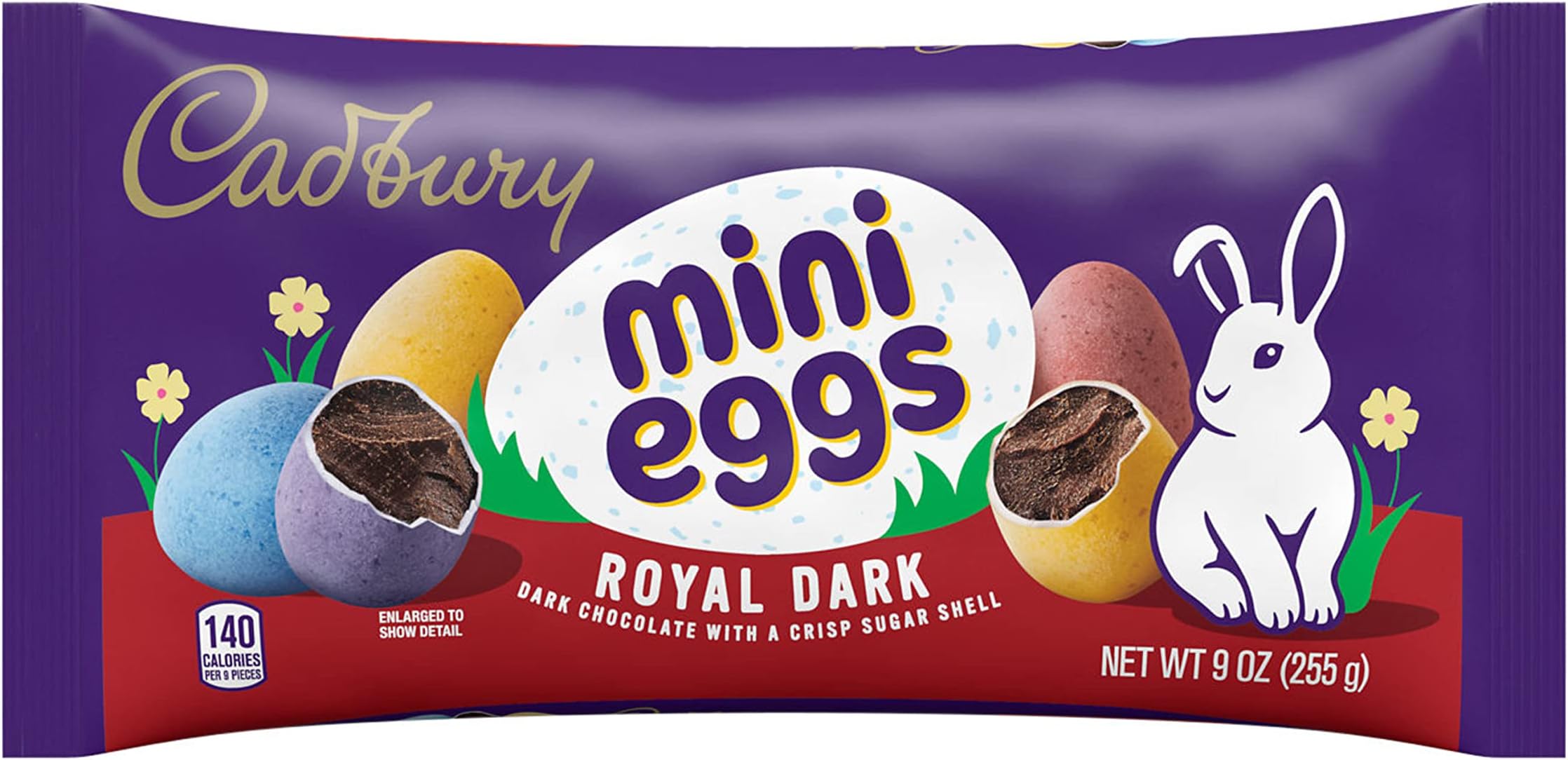 MINI EGGS Dark Chocolate, Easter Candy Bag, 9 oz