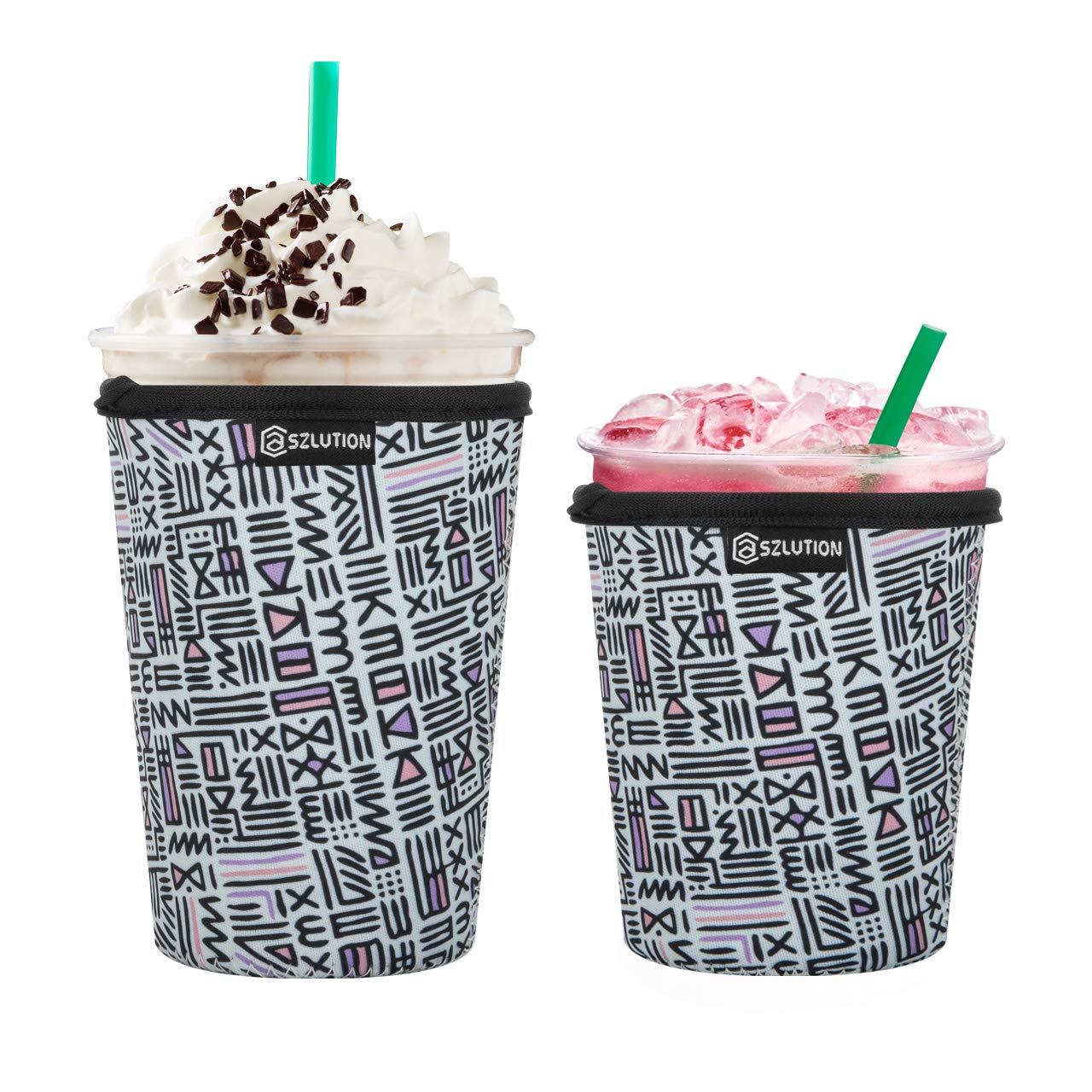 Buy Premium Neoprene Coffee Cup Sleeves Cover Cooler 12OZ24OZ Resuable