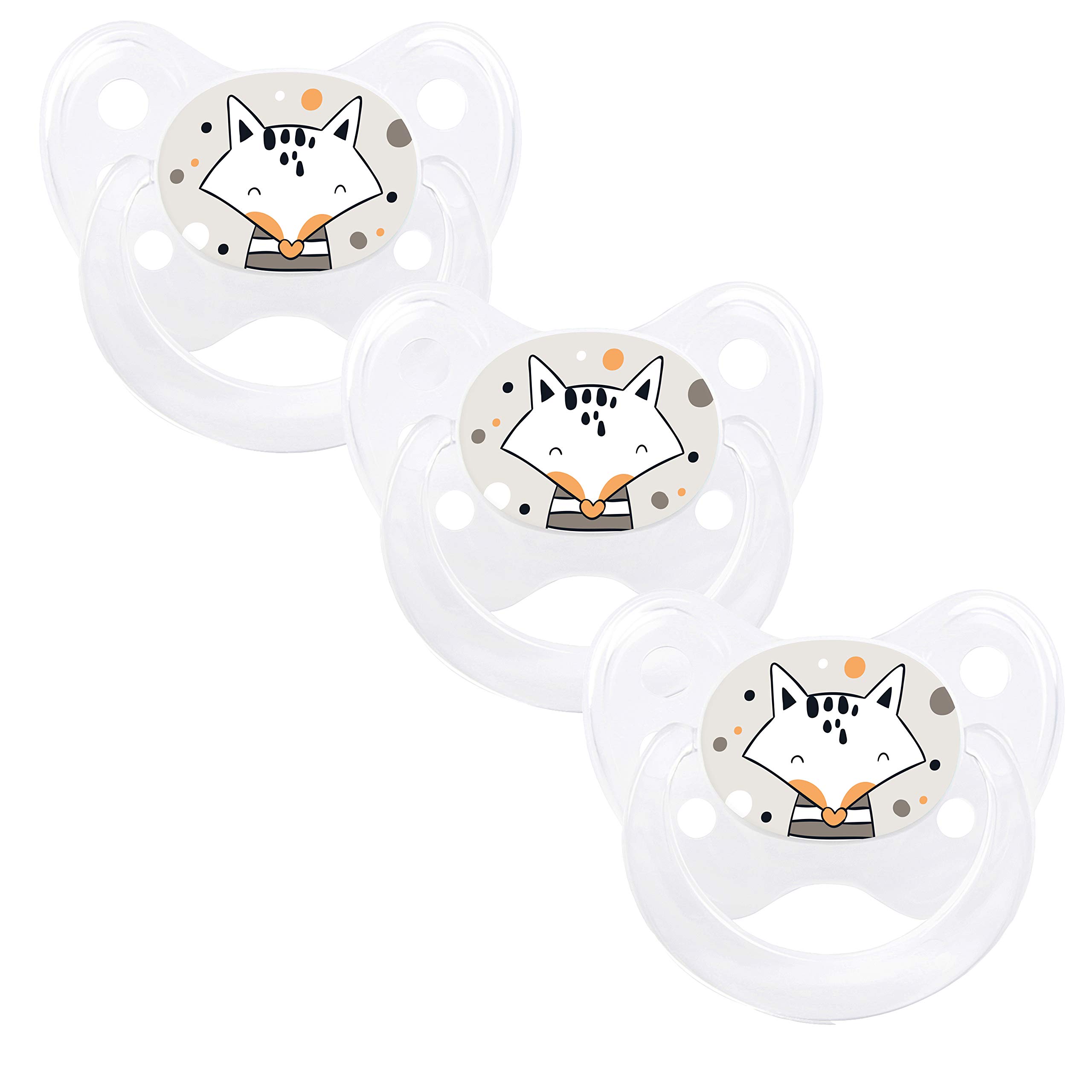 Dentistar Set de 3 Chupetes Ortodónticos de Silicona – Talla 2, 6-14 meses – Chupete bebe previene la desalineación de los dientes – Libre de BPA – Unicornio, Rosa — view 58