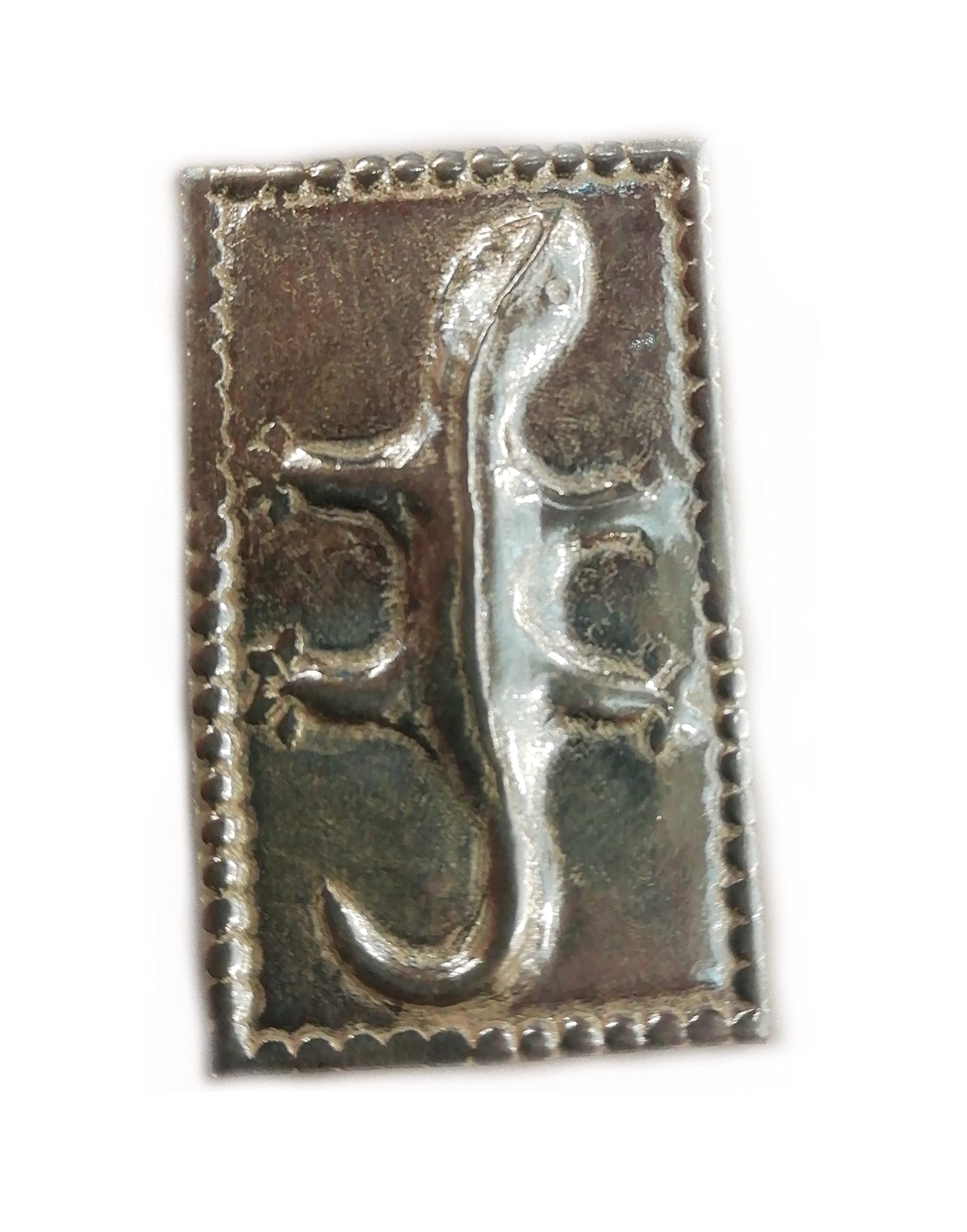 SJ Silver Vastu Paatdi for Neev Muharat Puja/Temple Spiritual Workship, Vastu Pooja, Hindu Pooja/Wealth & Luck/Astrology Remedies