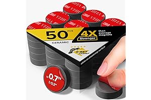 Adhesive Magnets: Round, Strong, and Versatile for DIY and Organization