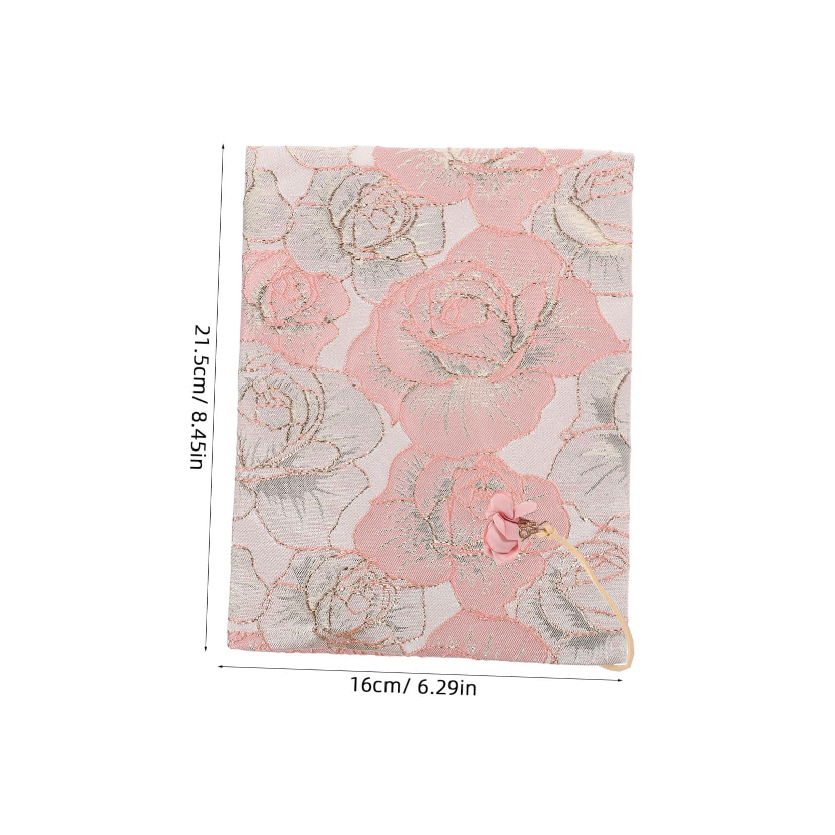 Operitacx 3piezas Cubierta De Libro Reutilizable Estampado Delicado Protección Para Libros Funda Decorativa Para Notas y Lectura Diseño De Flores