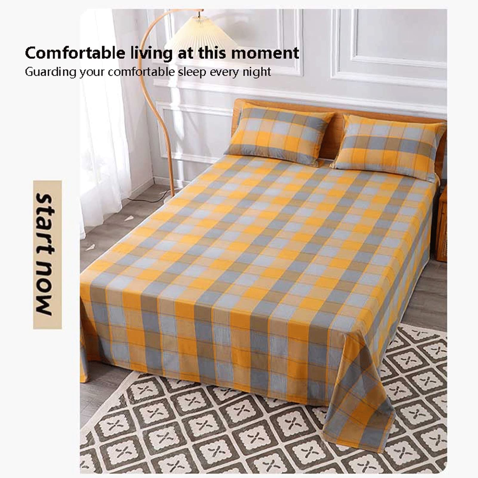 Housse De Futon En Coton Doux Avec Fermeture éclair - Protection Anti-poussière - 150x200cm