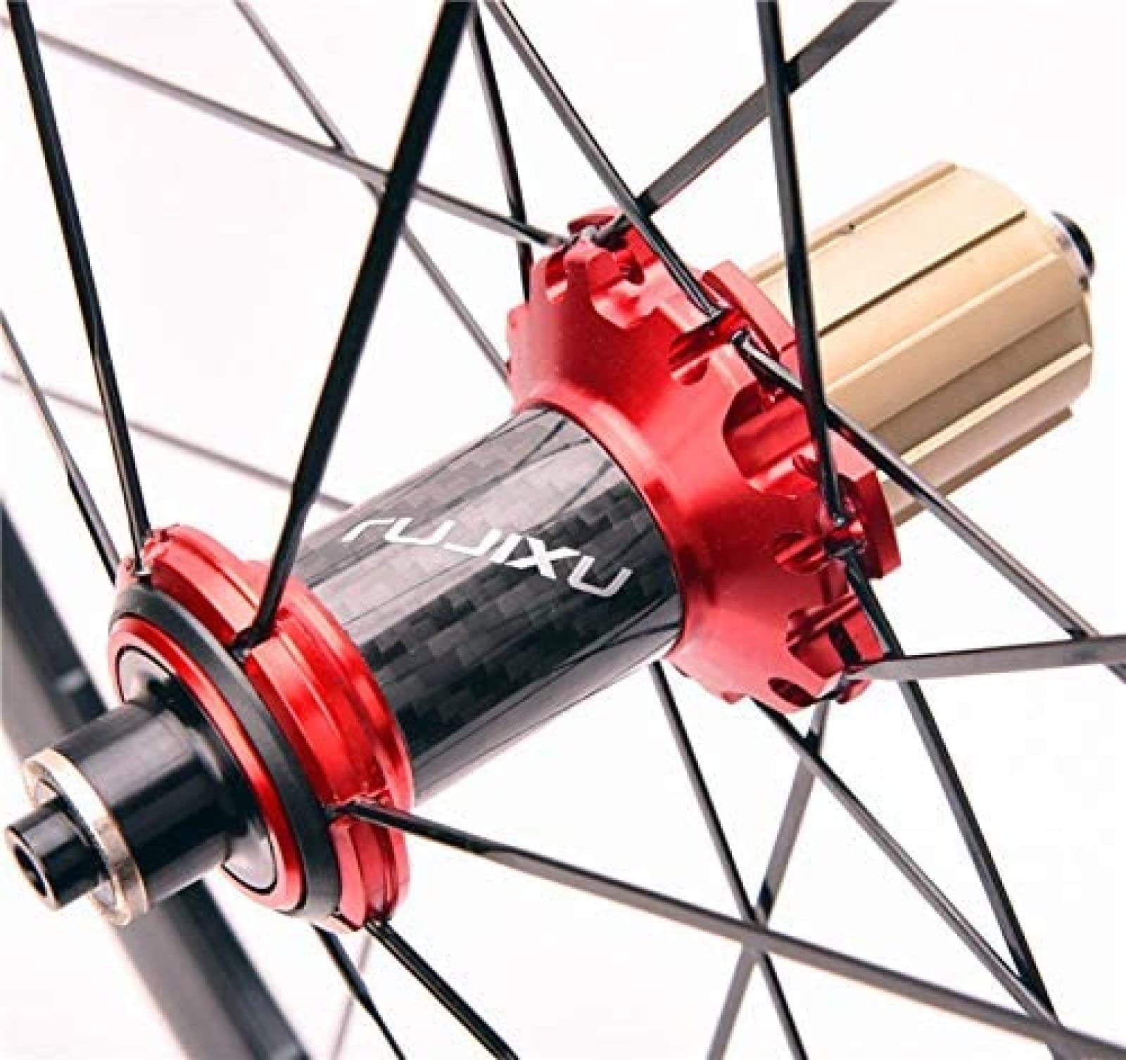 Zestaw kół rowerowych 700C do roweru szosowego z podwójną ścianką piasta z włókna węglowego hamulec V/C 40MM obręcz przód 18H tył 21H koła 8 9 10 11 prędkości