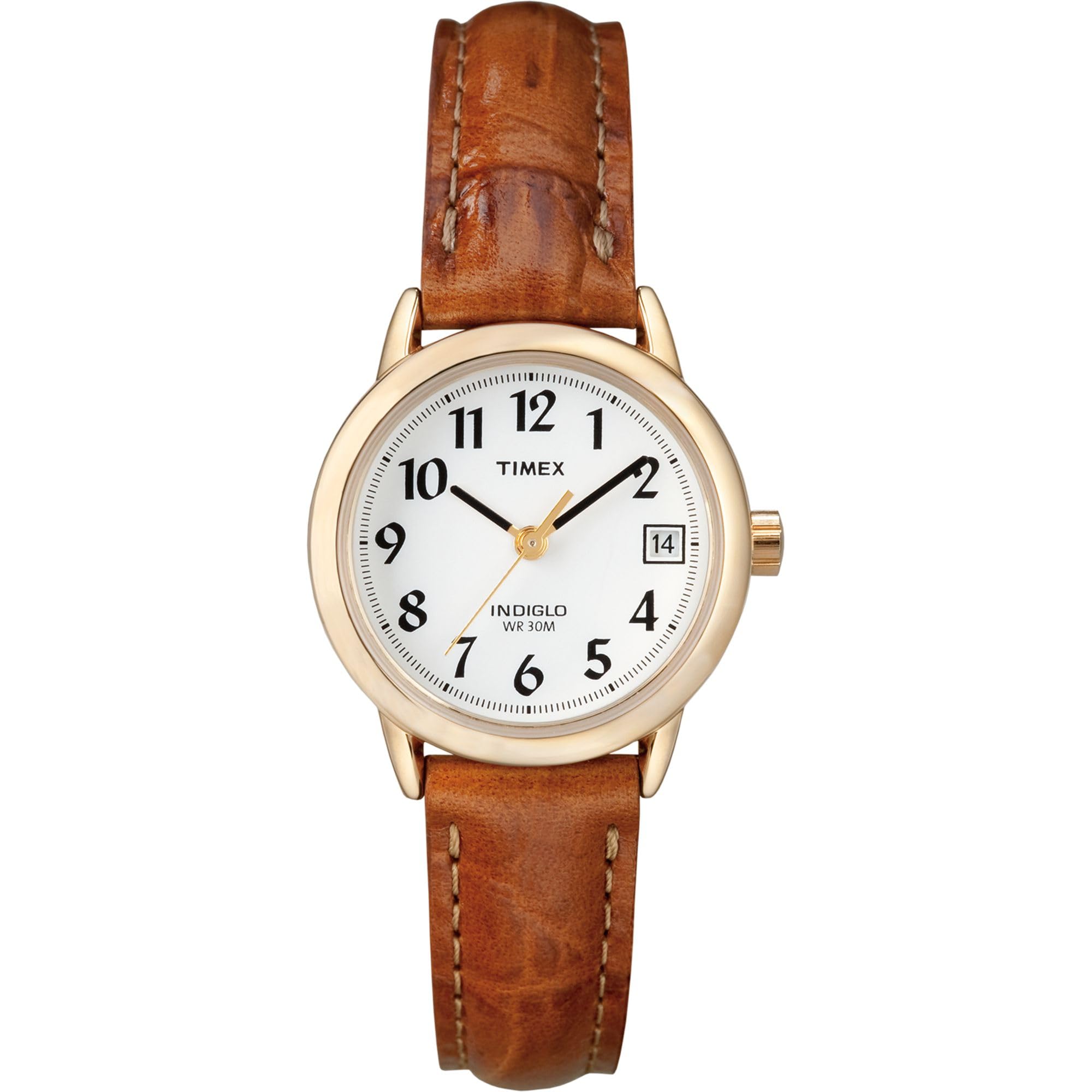 Women's Easy Reader Date Leather Strap 25mm Watch