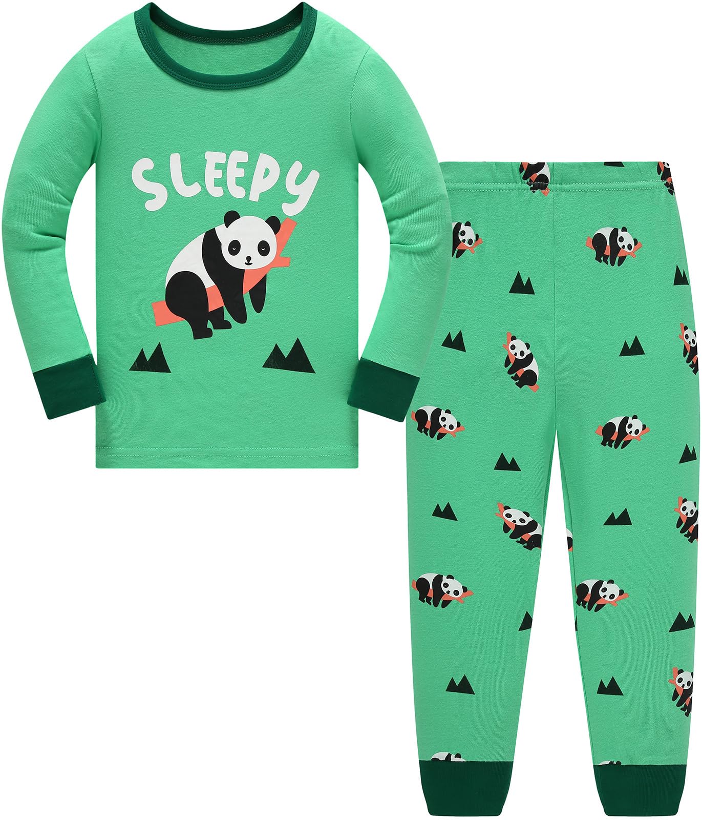 TEDD Boys Pyjamas Dinosaur Nightwear Cotton Toddler Clothes Kids Sleepwear Long Sleeve Christmas Pjs Sets 2 Piece Outfit Xmas Gift 1-12 Years — view 23