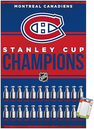 Trends International NHL Montreal Canadiens - Champions 23 Wall Poster