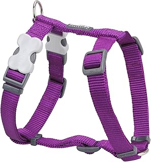 Red Dingo Classic Dog Harness, Small, Purple