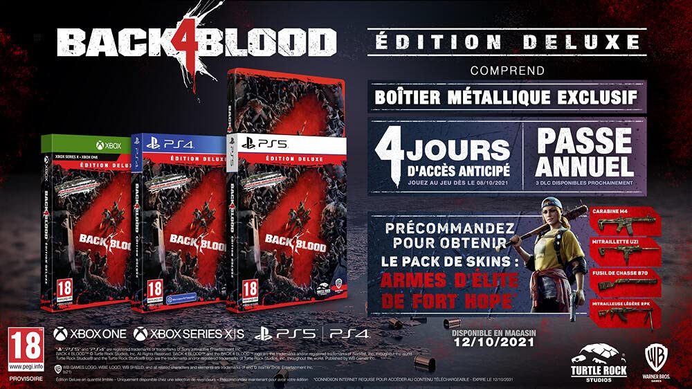 Warner Bros Interactive Back 4 Sangue - ED Deluxe XONE