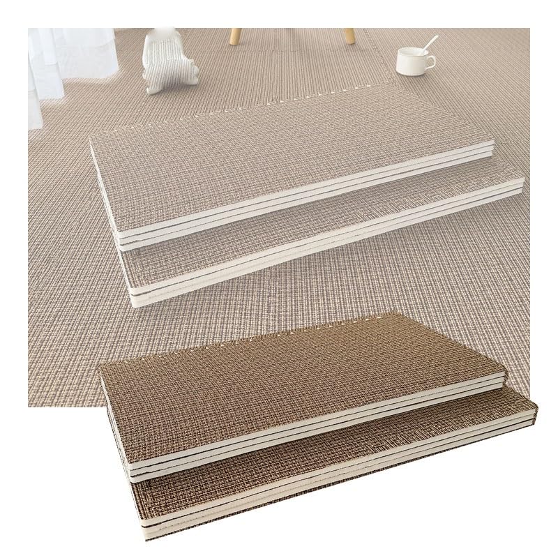 Tapis carrés antidérapants et dalles de sol emboîtables sans joints 20pcs