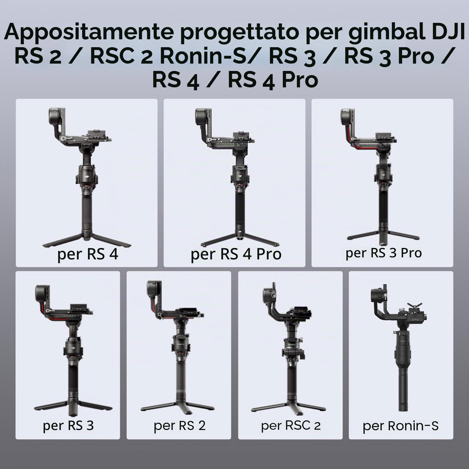 SMALLRIG Piastra QR Stile MFT per DJI RS/Ronin-S-3158B
