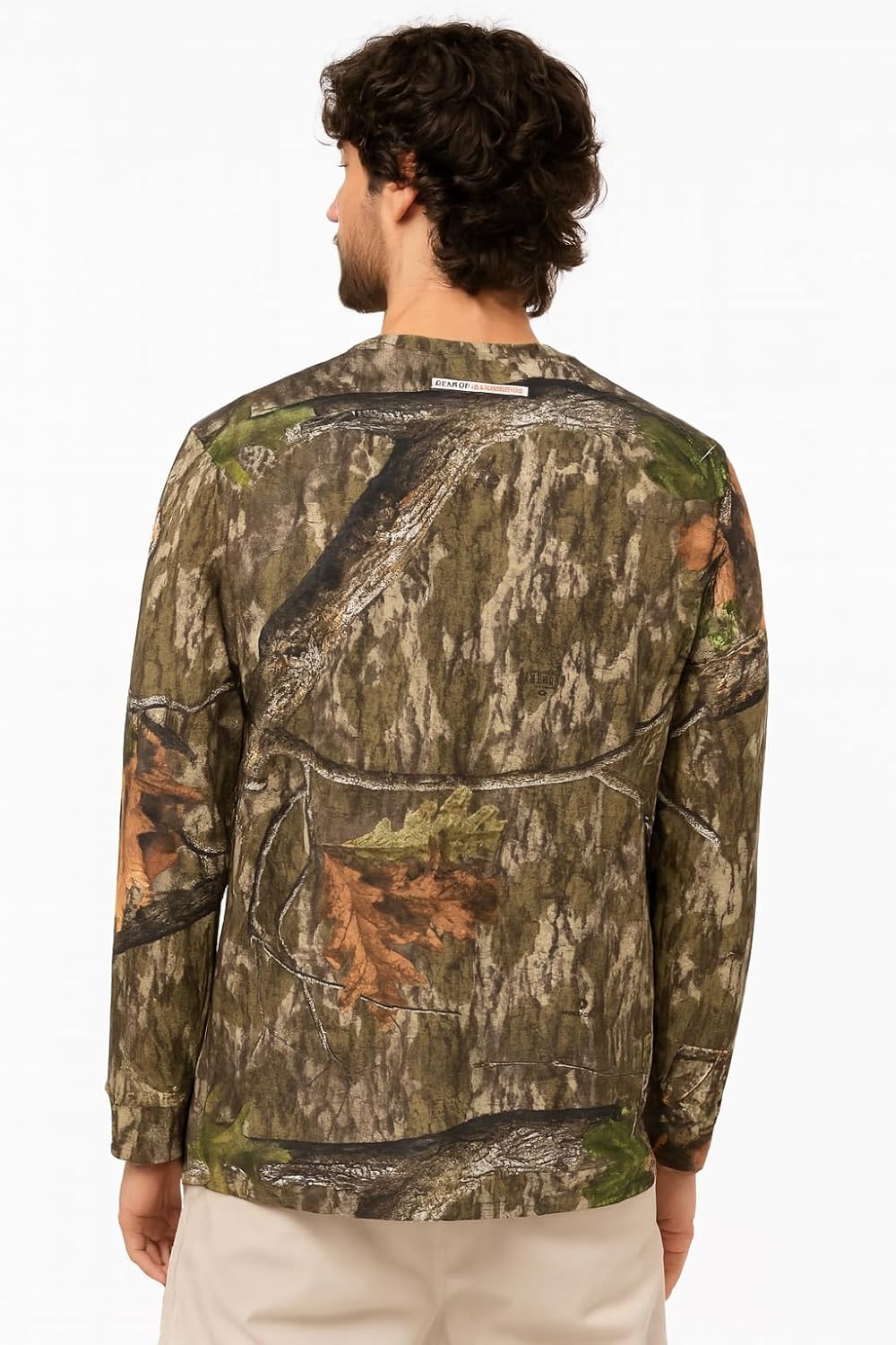 Realtree and Mossy Camo Crewneck Long Sleeve Tee Unisex Adult Cotton Hunting Shirts - Image 2