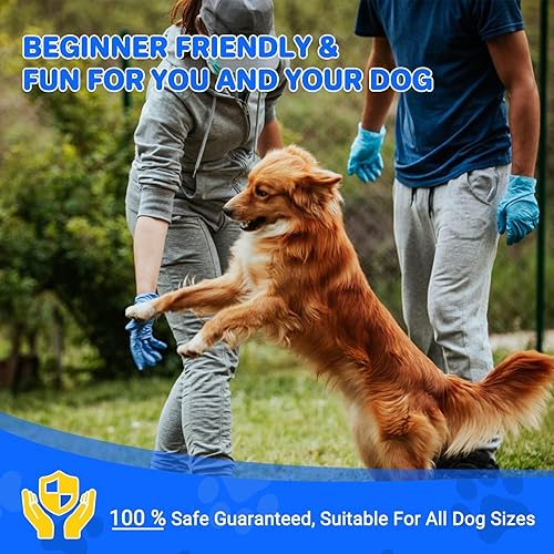 Miniatura 8 de IKARE Equipo de entrenamiento de agilidad para perros Kit de entrenamiento de carrera de obstáculos para mascotas para exterioresinteriores con