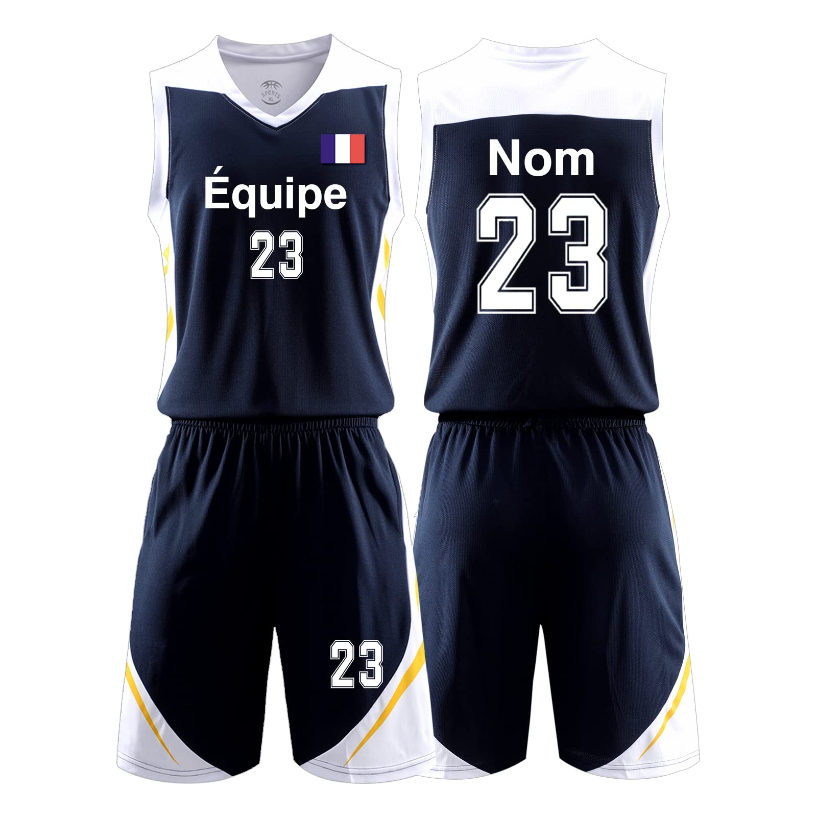 Personnalisé Maillots De Basketball Homme Ensemble Tenue Basket Enfant et Court pour garçons