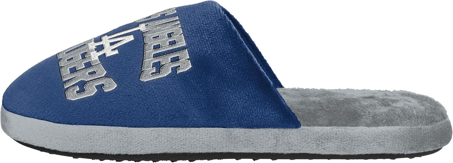 FOCO MLB Men's Official Primary Logo Wordmark Embroidered Stacked Team Logo Scuff Slide Slippers - Image 2