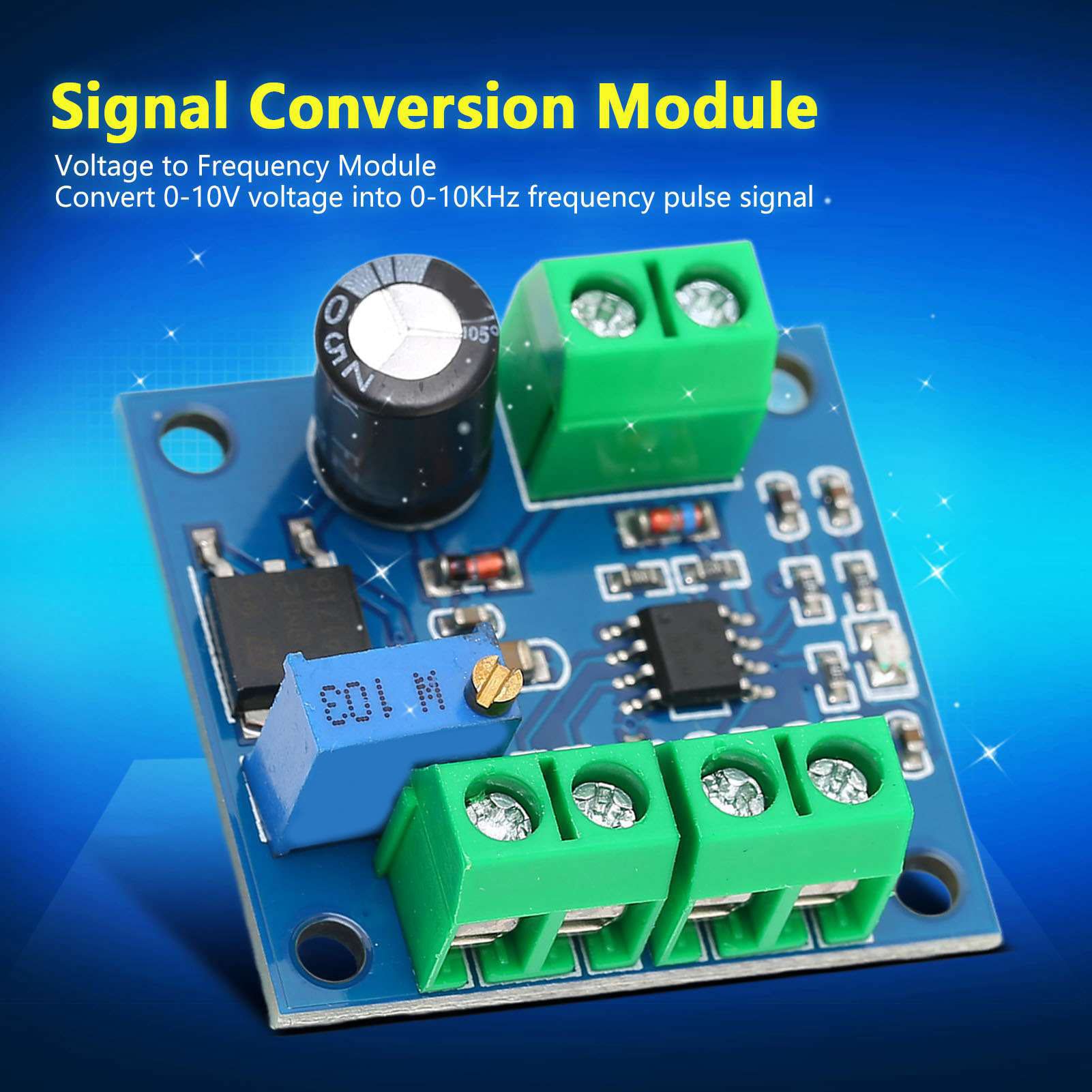 Modulo Convertitore da Tensione a Frequenza A91 da 0-10 V a 0-10 KHz Modulo di Conversione del Segnale Analogico