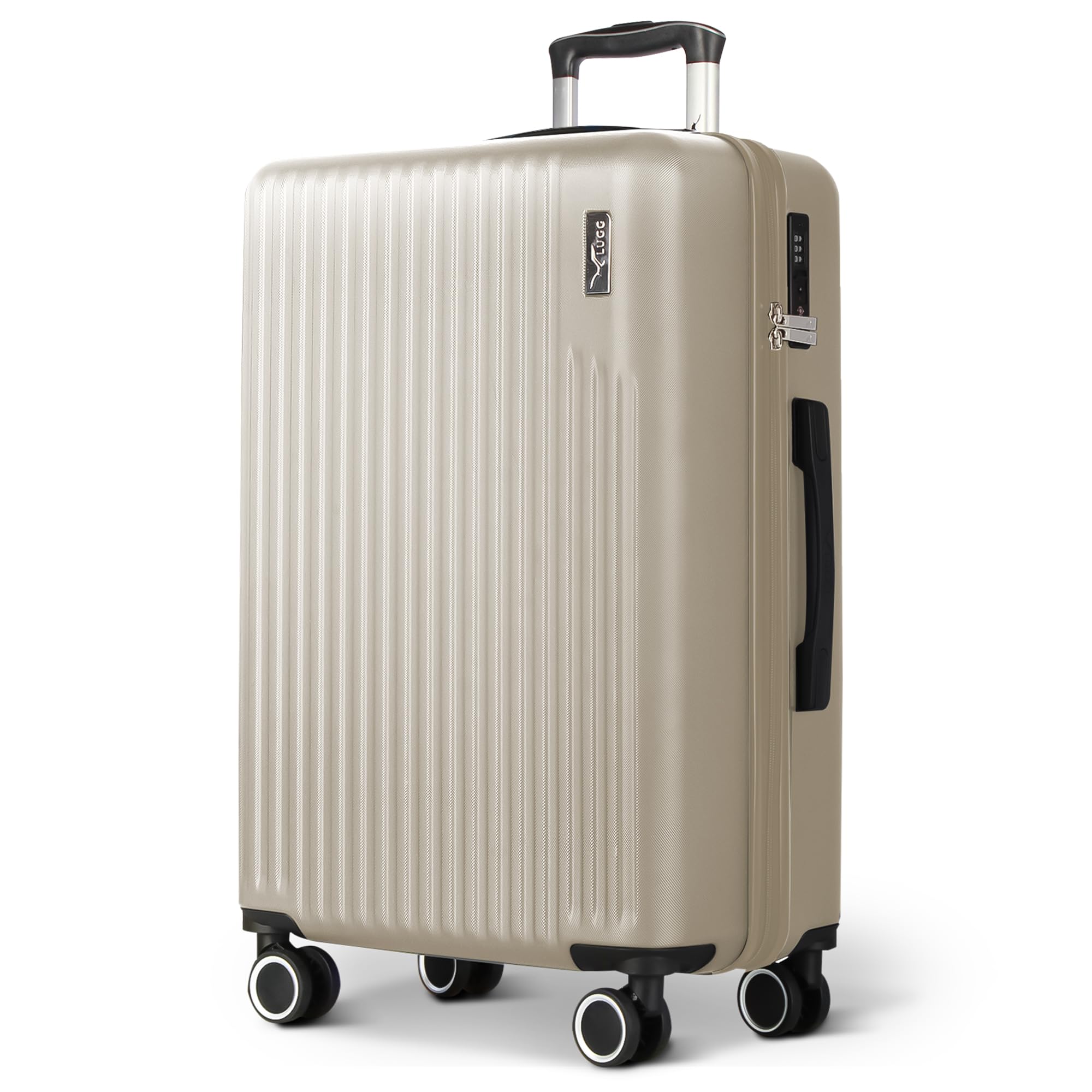 LUGG 20inch Vacay Suitcase ABS Luggage with TSA Indent Lock, Aluminium Trolley Handle, 360° Spinner Wheels, Water-Resistant & Durable Material - Airline Compatible (55 x 23 x 35cm) — view 17