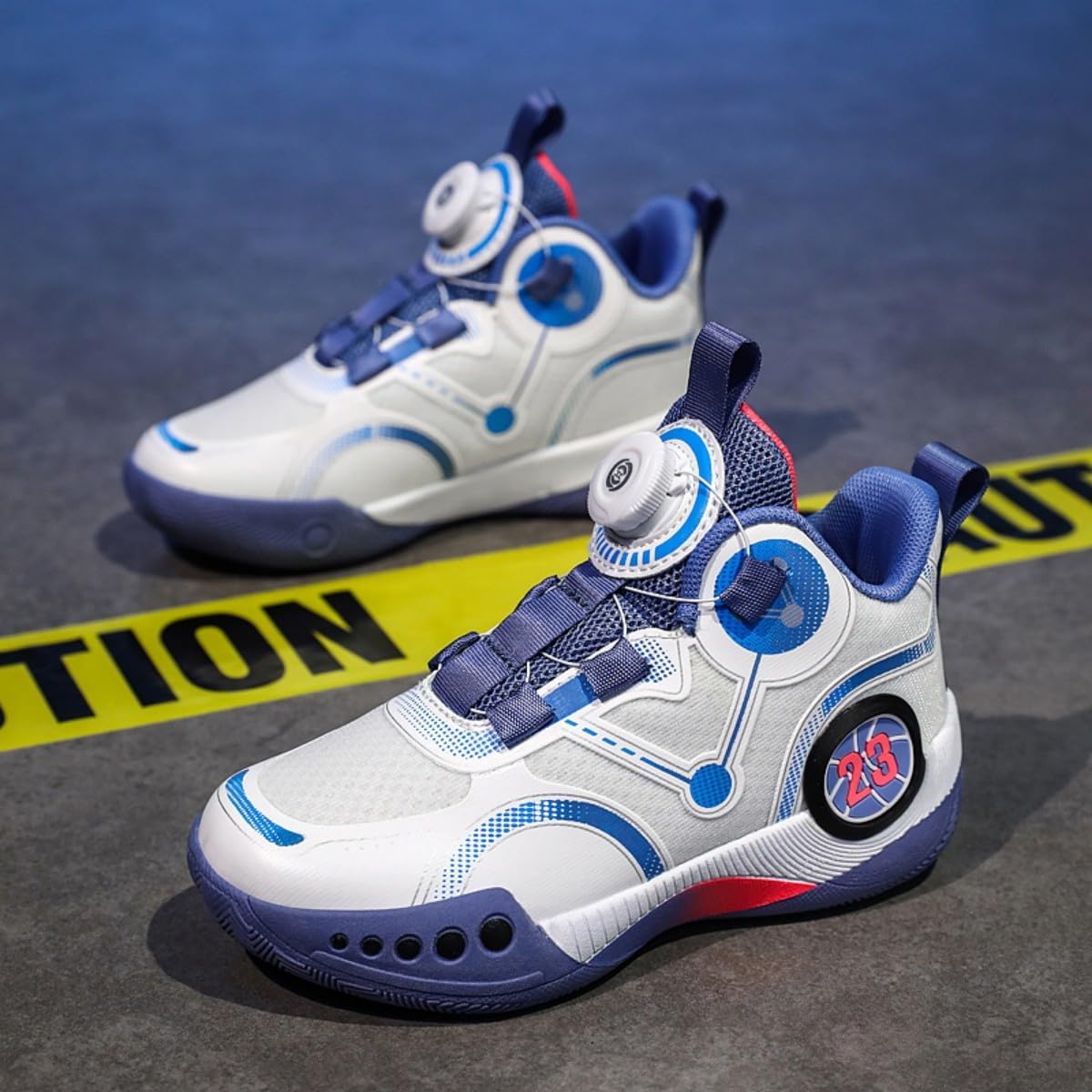 Chaussures de Basket-Ball pour Enfants Chaussures de Sport pour garçons Chaussures d'entraînement Confort