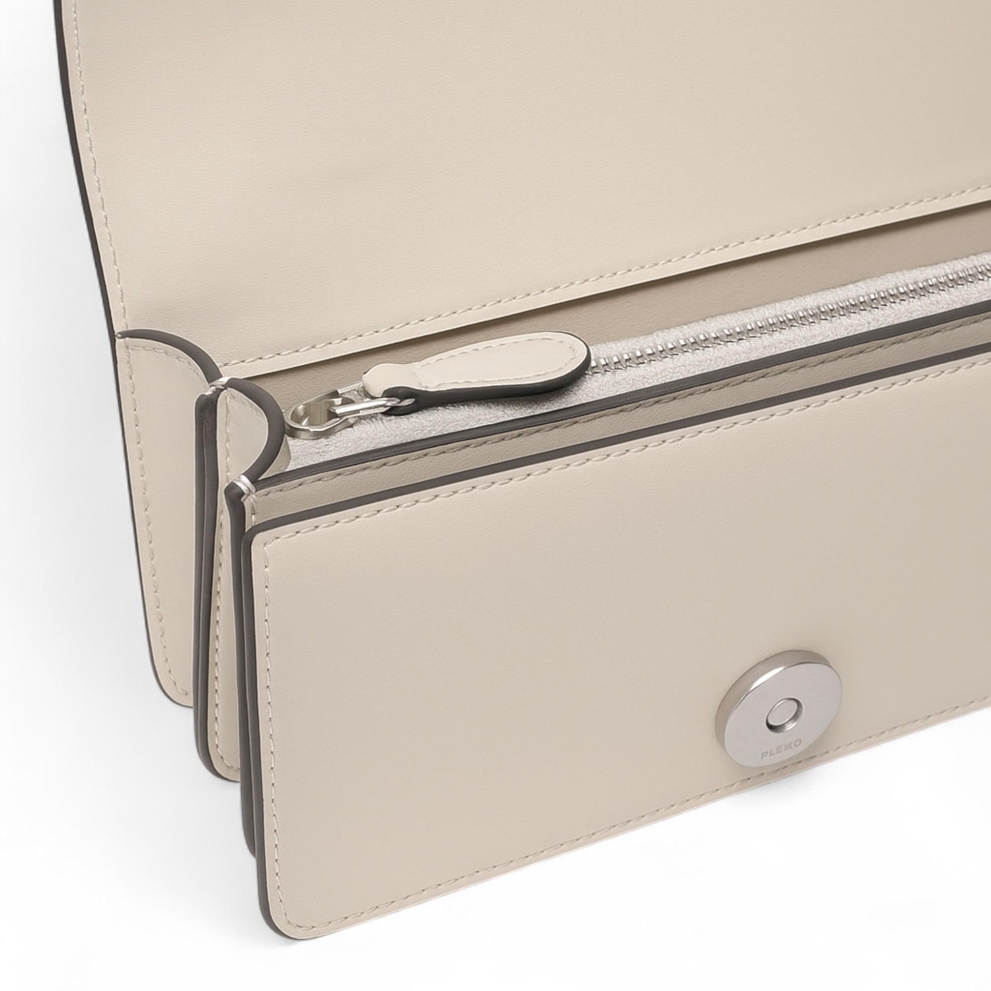PINKO Love Mini shoulder bag, white and silver