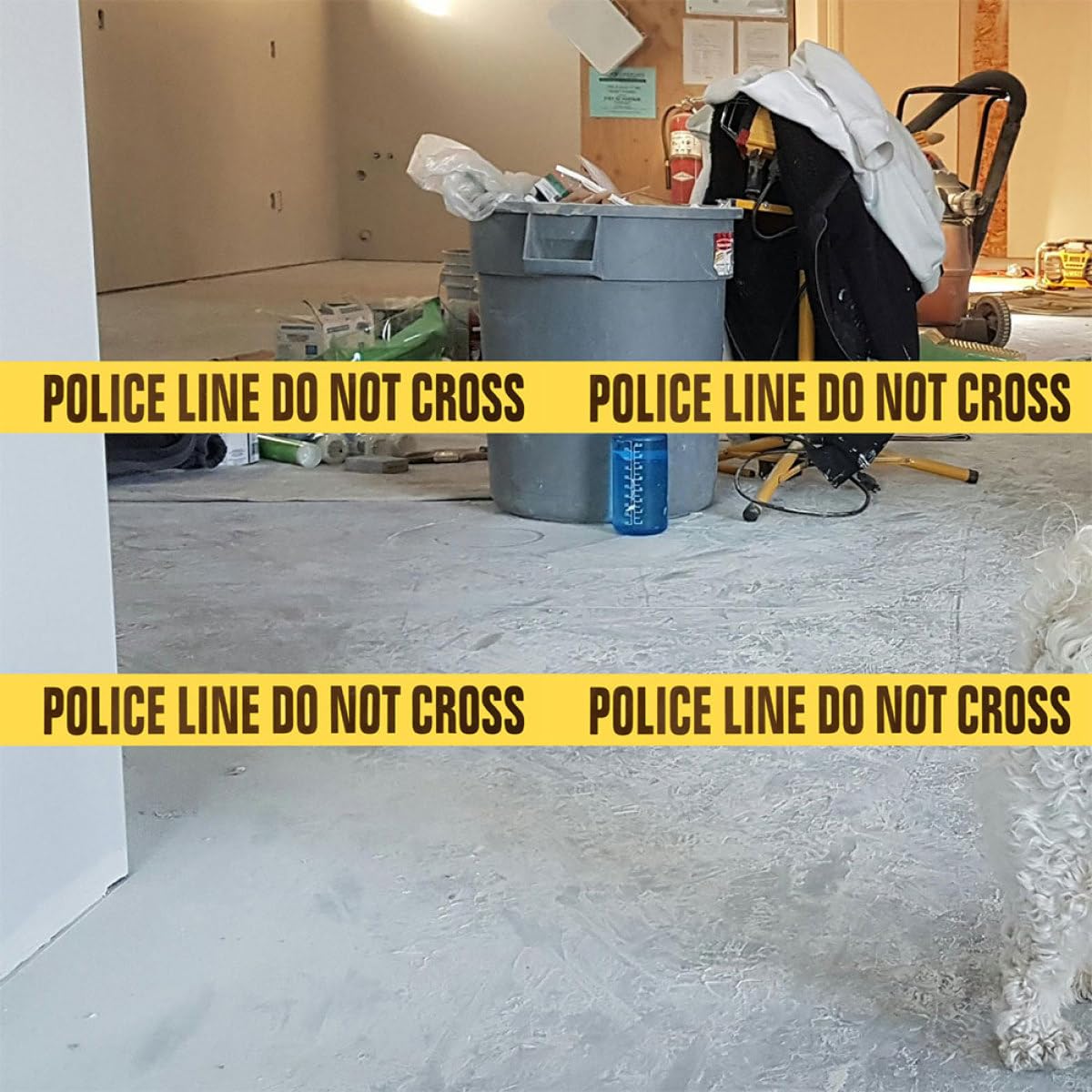 Alipis 2 Rollos de Cinta No Adhesiva de Línea Policial Amarilla de Pvc para Demarcación y Decoración de Fiestas, Resistente para Exteriores y Zonas Peligrosas