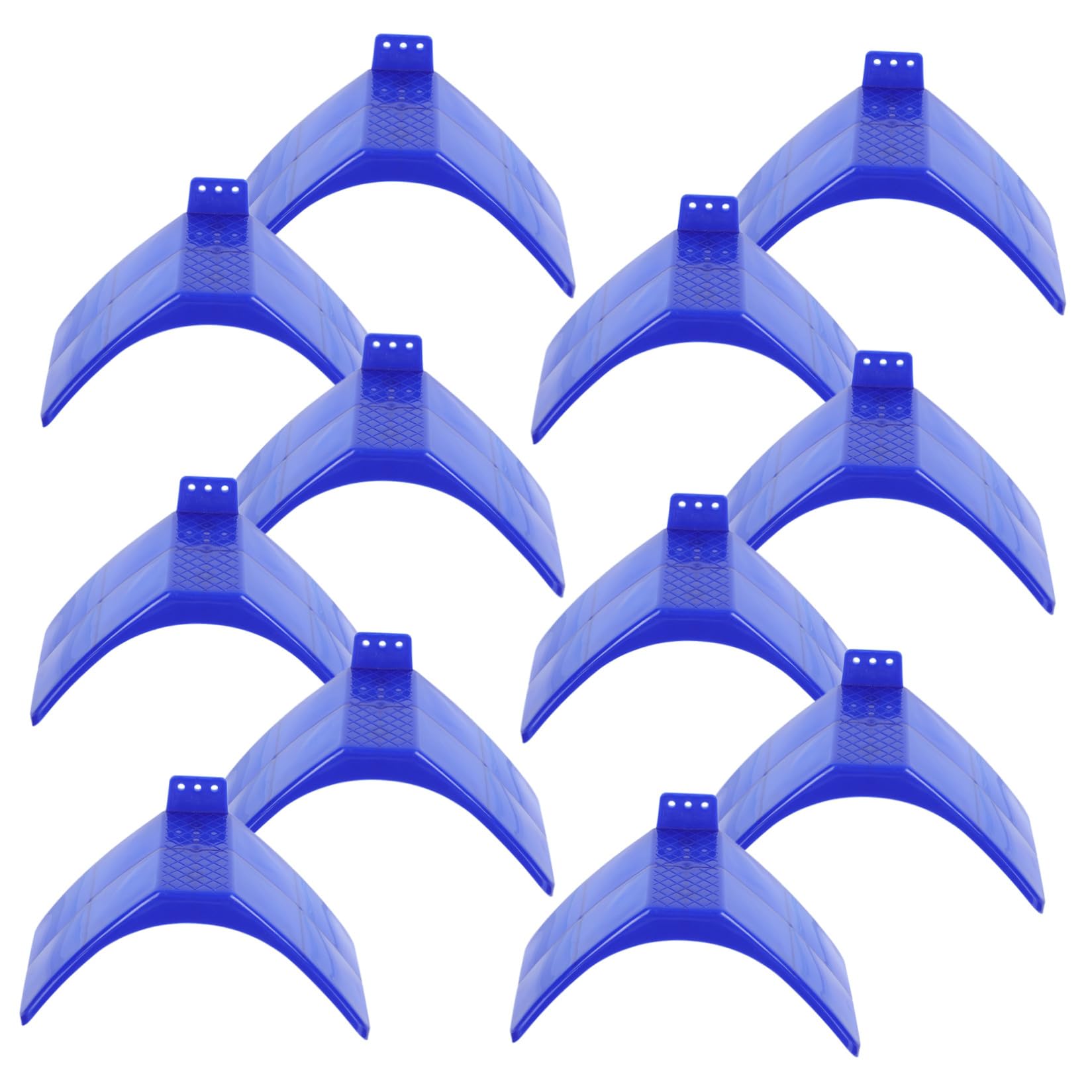 20 Piezas Soporte para Jaula de Percha Ligera de Plástico Azul