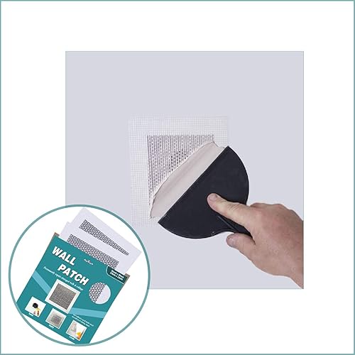 Miniatura 8 de benvesa Parche para paneles de yeso, 2 x 2 pulgadas, 5 piezas, kit de reparación de parches de pared, (2x2-5P)