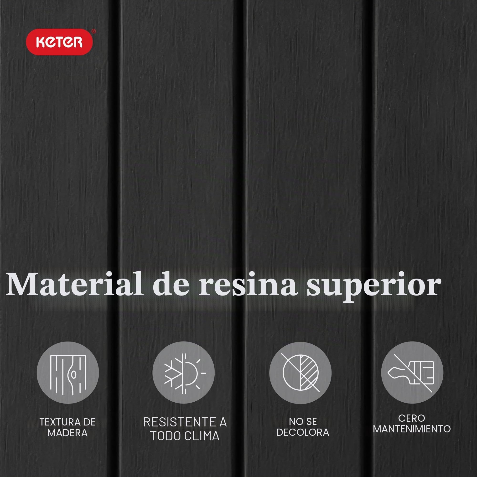 Keter Unity XL - Mesa portátil para Exteriores y Armario de Almacenamiento con Ganchos para Accesorios de Parrilla, Parte Superior de Acero Inoxidable para Patio, Cocina, Isla o Carrito de Bar, Gris