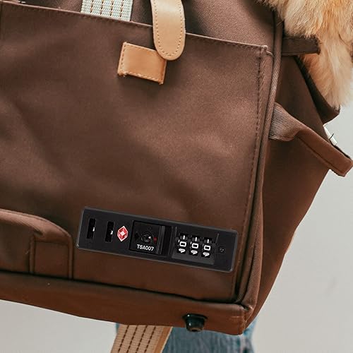 Miniatura 8 de Bloqueo de aduanas Paquete de 2 cerraduras de seguridad TSA Bloqueo de código de aduanas Cerradura de equipaje Cerradura de viaje Caja de