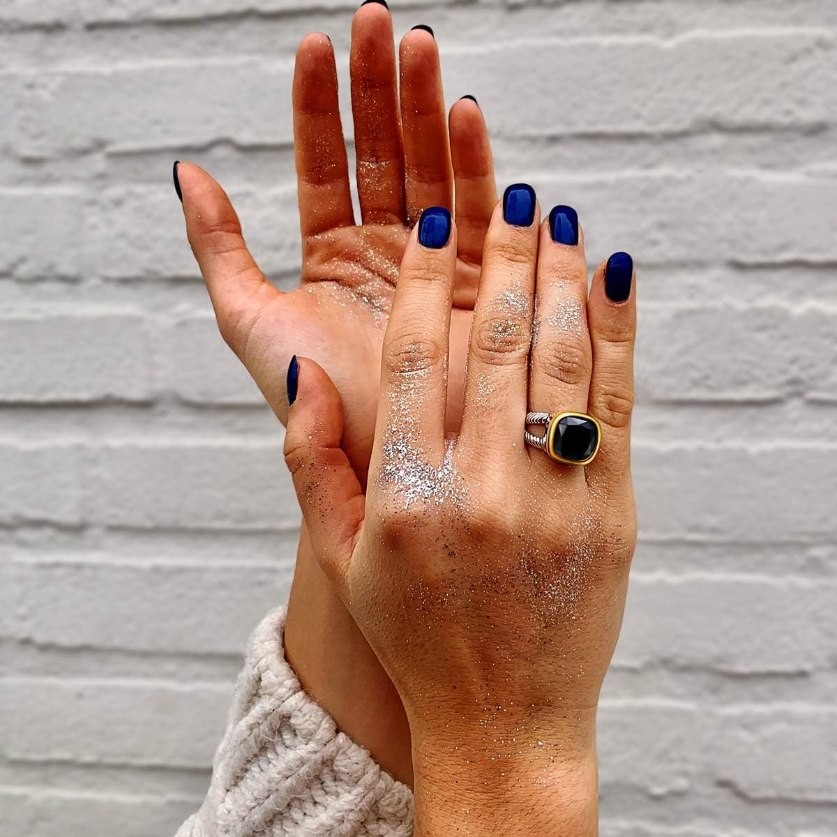 UNY JEWEL Twisted Cable Wire Two Tone Cusion Cut CZ Statement Ring Designer Inspired Fashion Love Antique Women Jewelry Gift image 2