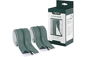 Double Sided Peel and Stick Adhesive Zipper Door