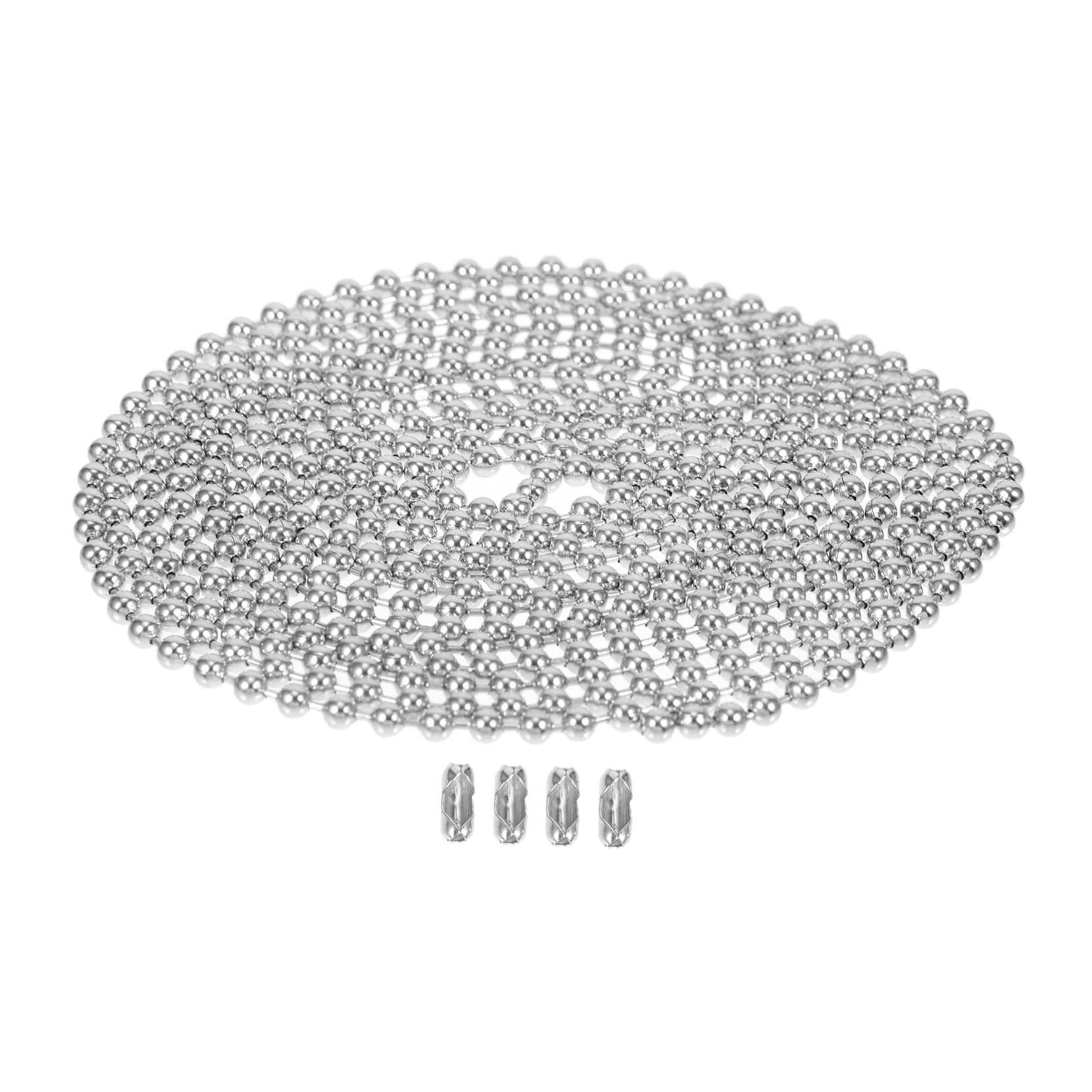 100 Catene In Ferro Con Perlina E Connettore - Per Portachiavi, Tags E DIY - Foto 13