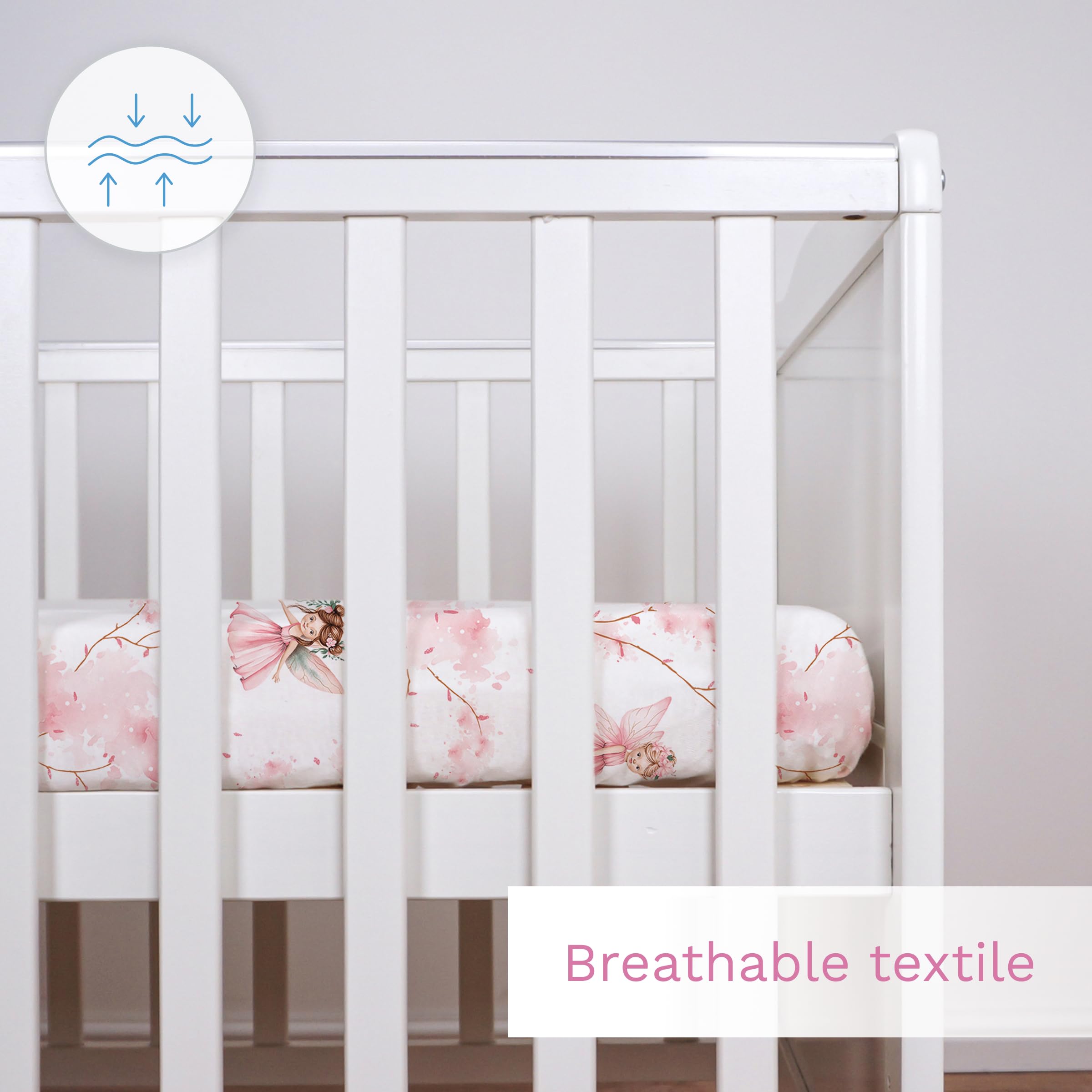Baby Comfort Nursery 100% Cotton Fitted Sheet fits 140x70 cm Cot Bed Mattress (Safari Cars) — view 32