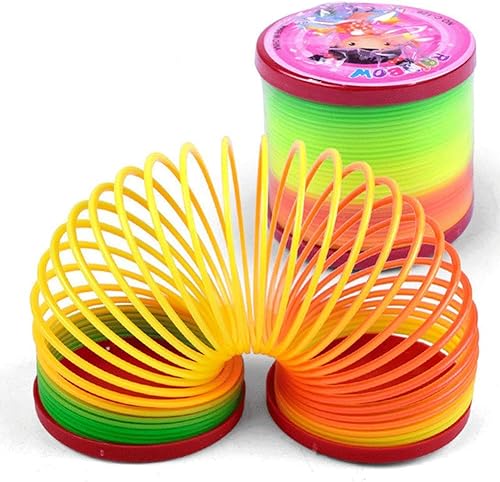 Miniatura 2 de JOHOUSE Rainbow Magic Spring 12 piezas de colores arcoíris neón de plástico para primavera relleno de calcetines para niños y niñas juguetes de