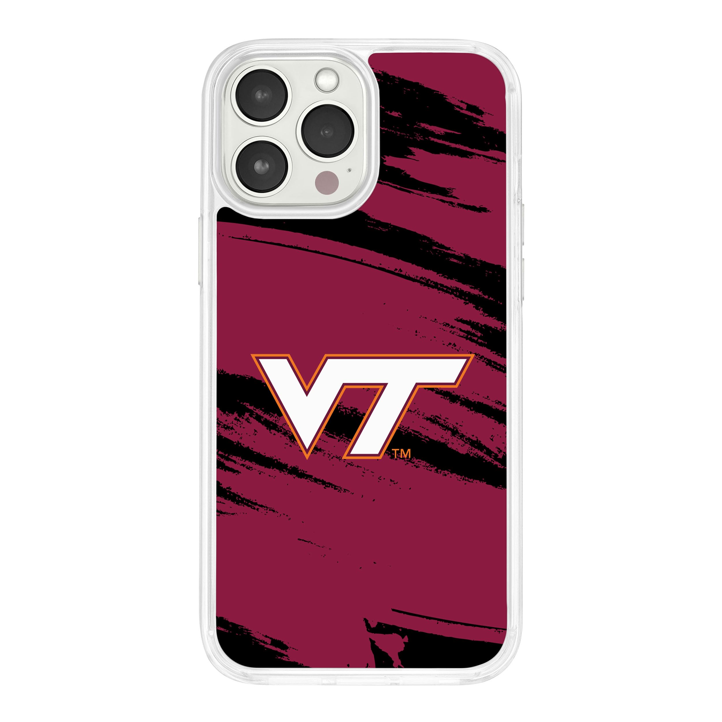 Affinity Bands Virginia Tech Hokies HD Phone Case Compatible with MagSafe Apple iPhone 16 Pro (Paint)