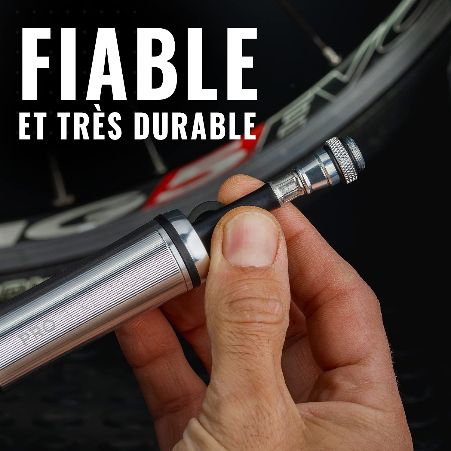 Mini Pompe à Vélo Pro Bike Tool - Compatible Valve Presta Et Schrader - Noir
