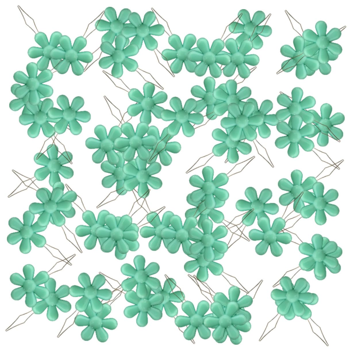jojofuny 5 Set Fili di Aghi A Cruna Compatti Forniture Infila Ago Cucire Threadle Adgo Attrezzo Dispositivo per Infilare L'ago da Ricamo Aghi da Ricamo Plastica 50 Pezzi*5