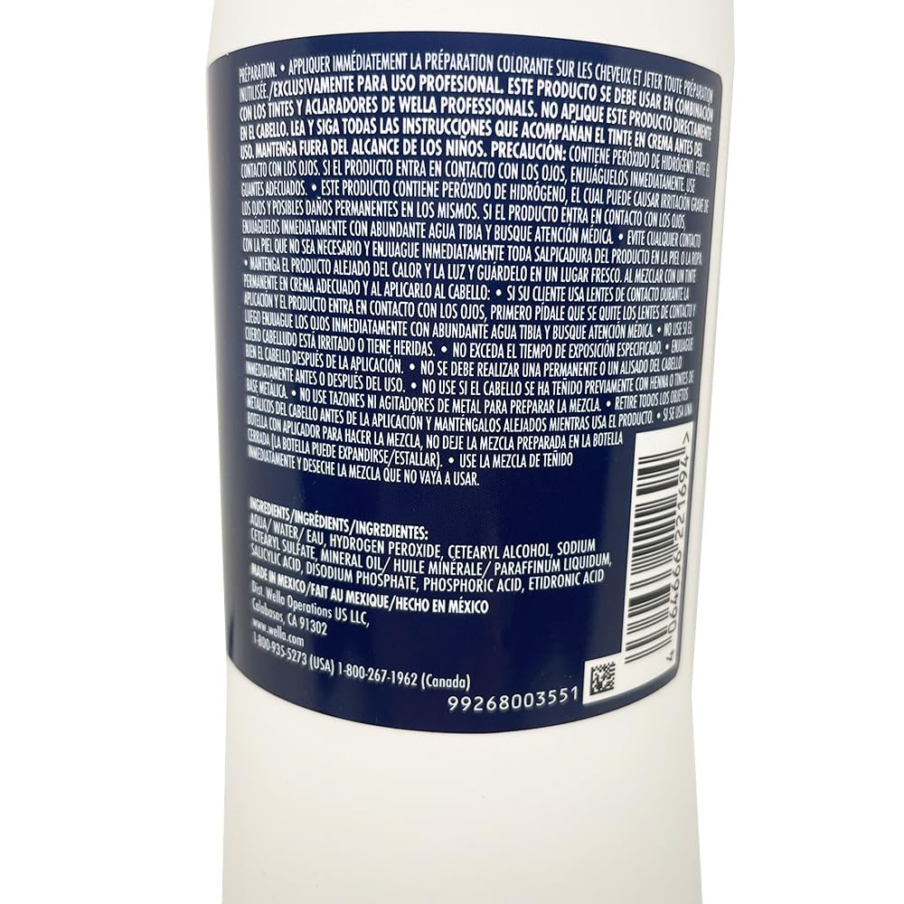 Blond Me Developer 12% / 40 Vol 1 Liter and M Hair Designs Tint Brush Comb (Bundle)