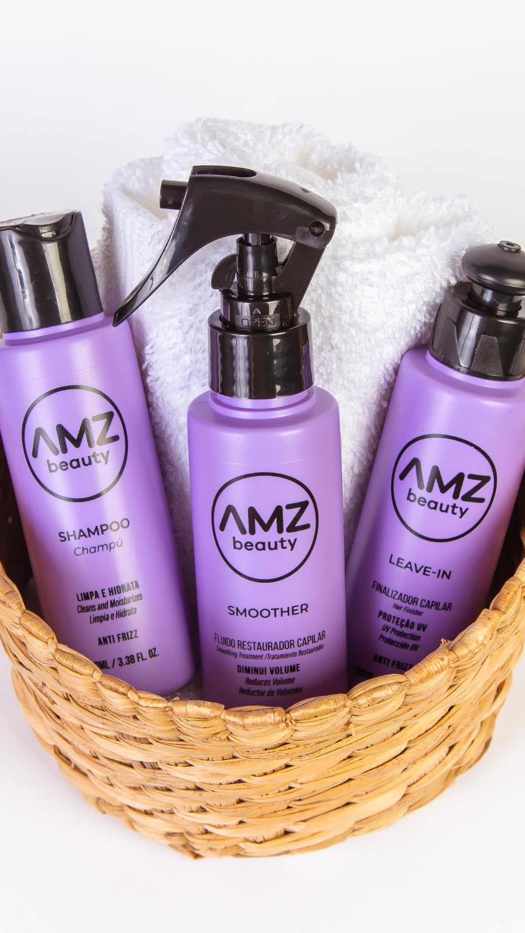 AMZ Beauty Tratamiento de queratina (kit con champú, batidor y leave-in)
