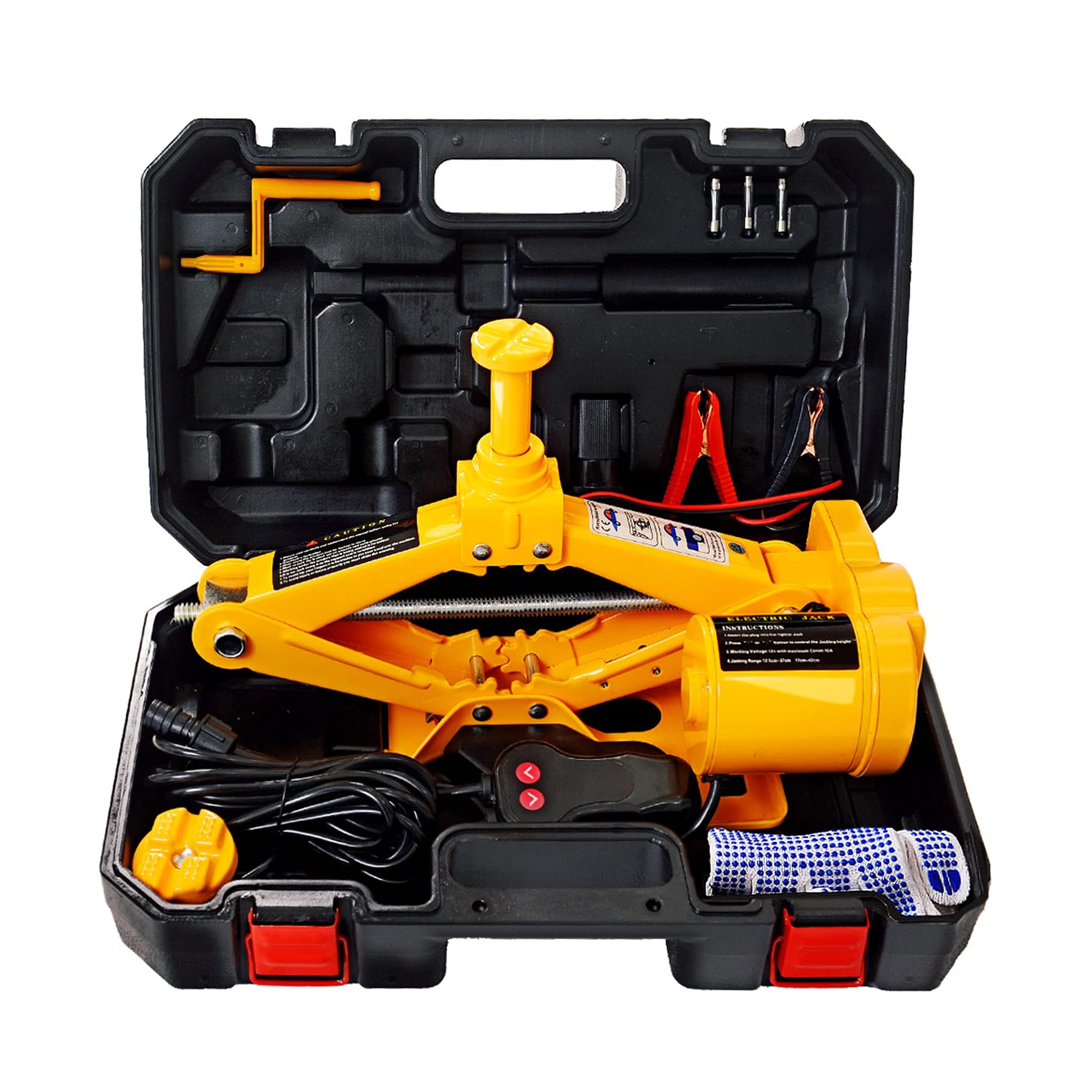 Buy EHEELP Electric Car Jack 3 Ton(6,600lb) 12V Scissor Jack, Portable Car Lift for Tire Change