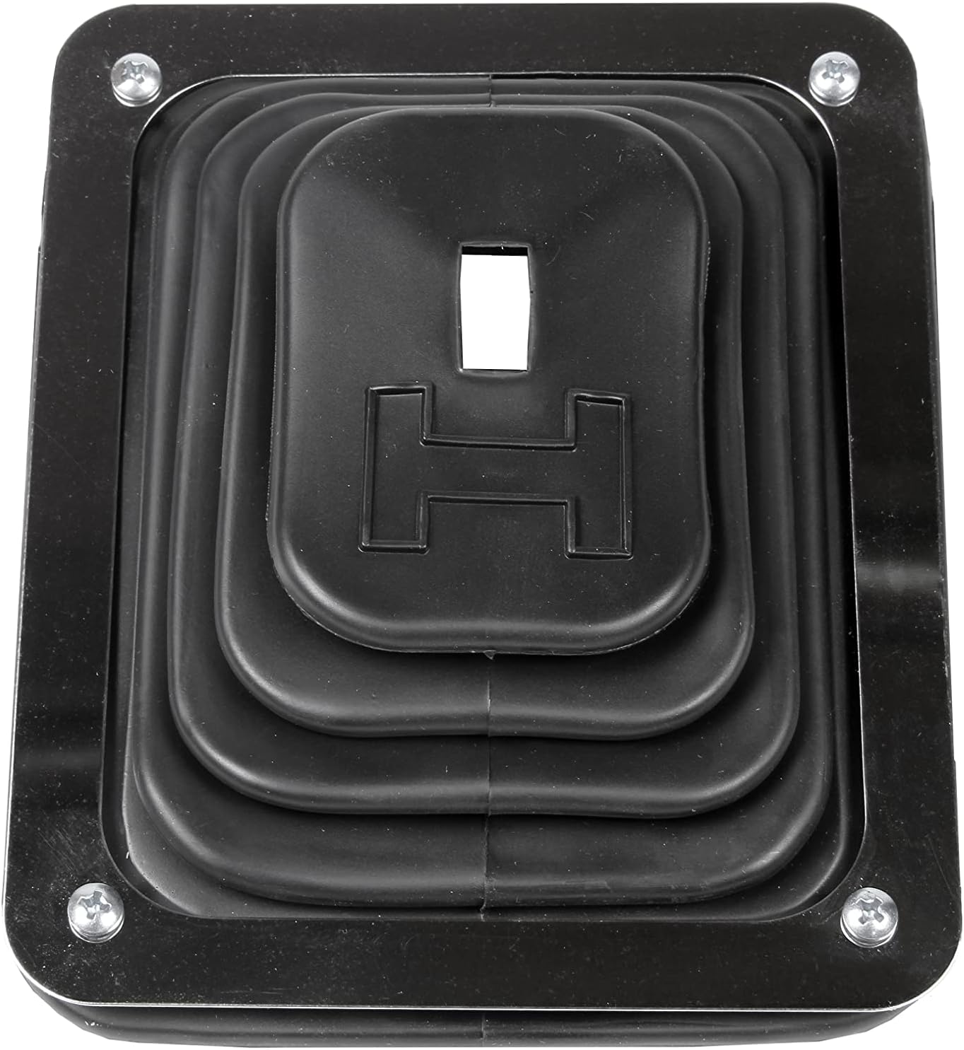 Hurst 1144580 B-4 Shifter Boot and Plate Kit , Black