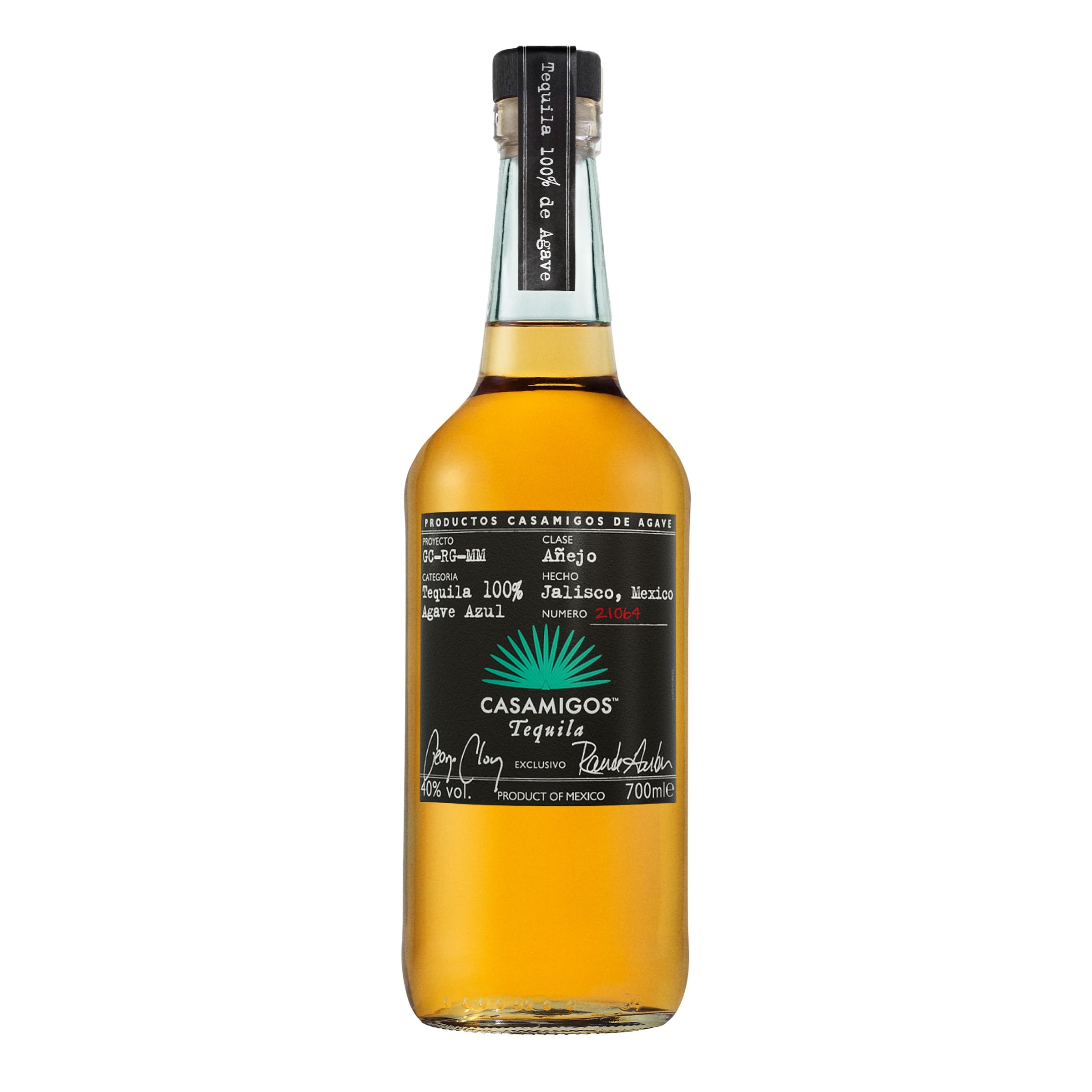Casamigos Anejo Tequila | 40% vol | 70cl | Notes of Caramel & Vanilla | Small Batch Sipping Tequila | Recommended for Cocktails & other Alcohol Drinks | Made from Blue Weber Agave
