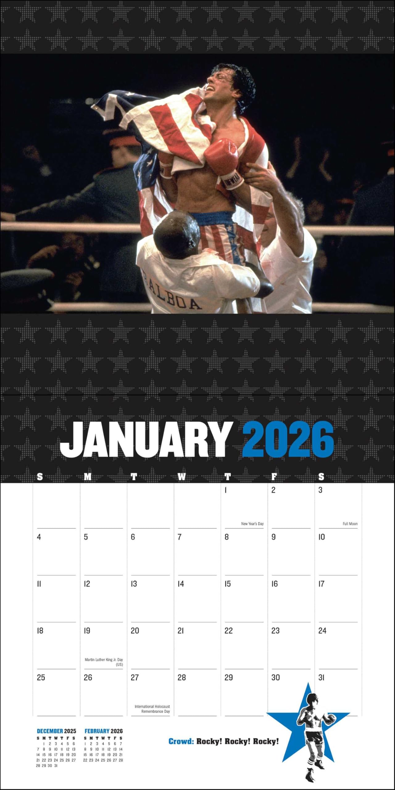 Rocky 2026 Wall Calendar: Original Universe-Publishing Kalender [Mehrsprachig] [Kalender] (Wall-Kalender)