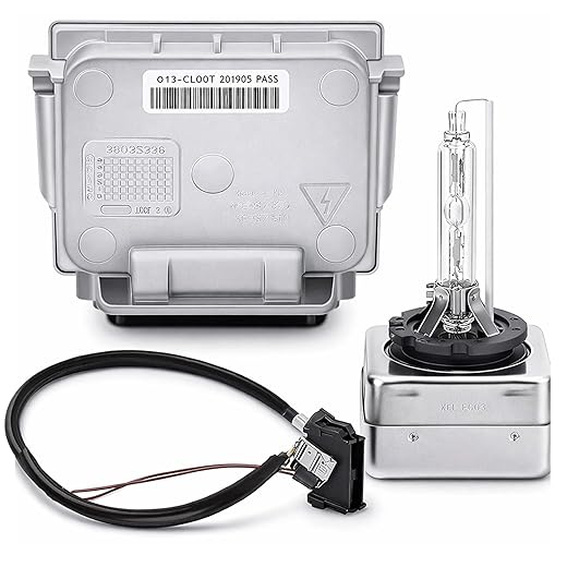 89034934 4L0907391 4L0907391A Xenon HID Headlight Ballast with Igniter and D1S Bulb - Compatible with Jeep Grand Cherokee, Buick Enclave, Audi Q7, BMW 1-Series, GMC Acadia, VW Passat