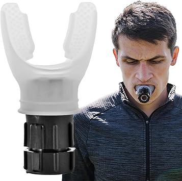 Lung Exerciser Device, Lung Trainer for Adults with Adjustable Intensity Knob Breath Tool Exerciser for Women Workout Helper, Sports Breathing Trainer, Lung Capacity Exerciser for Sports Performance