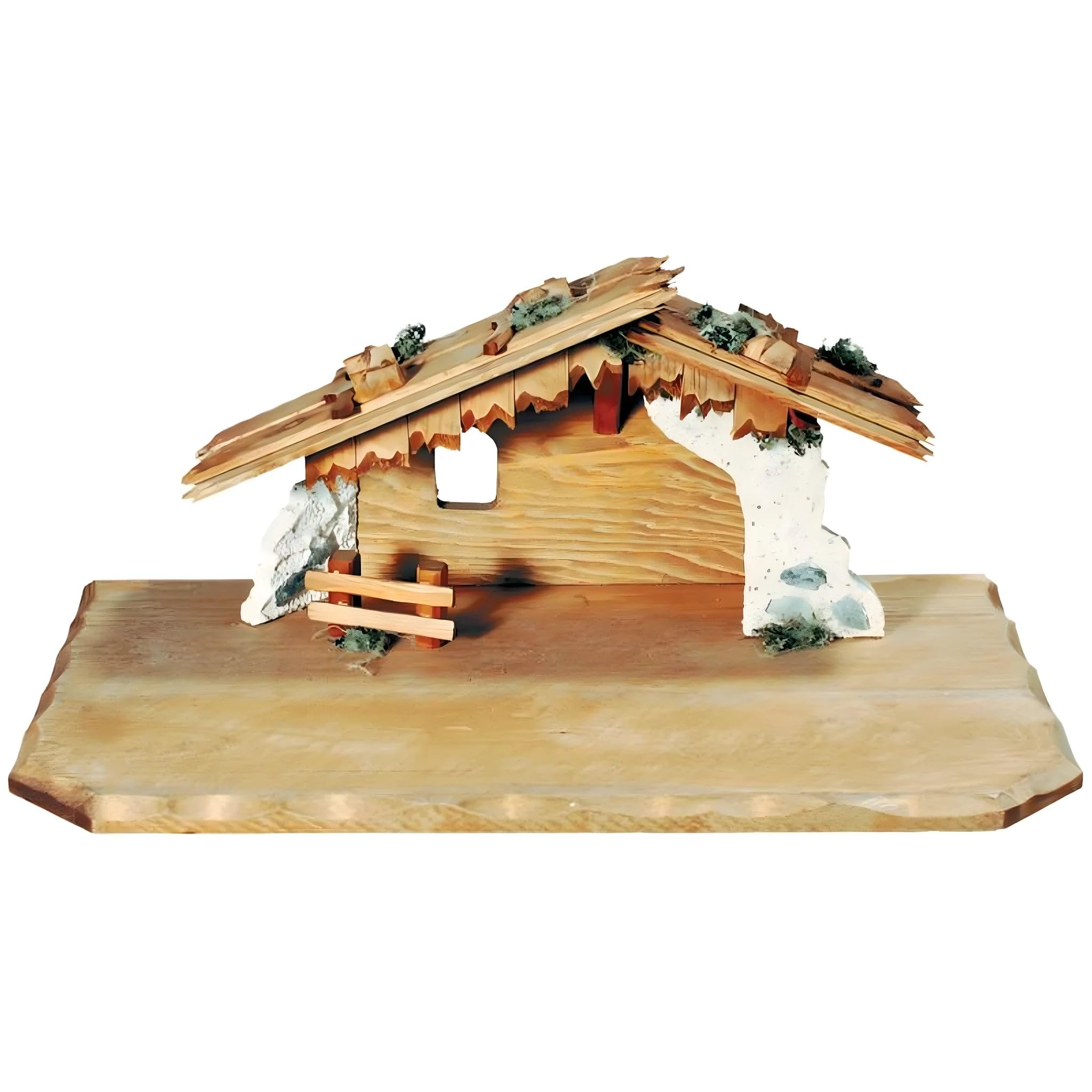 Wooden Stable for Nativity set – Dolfi