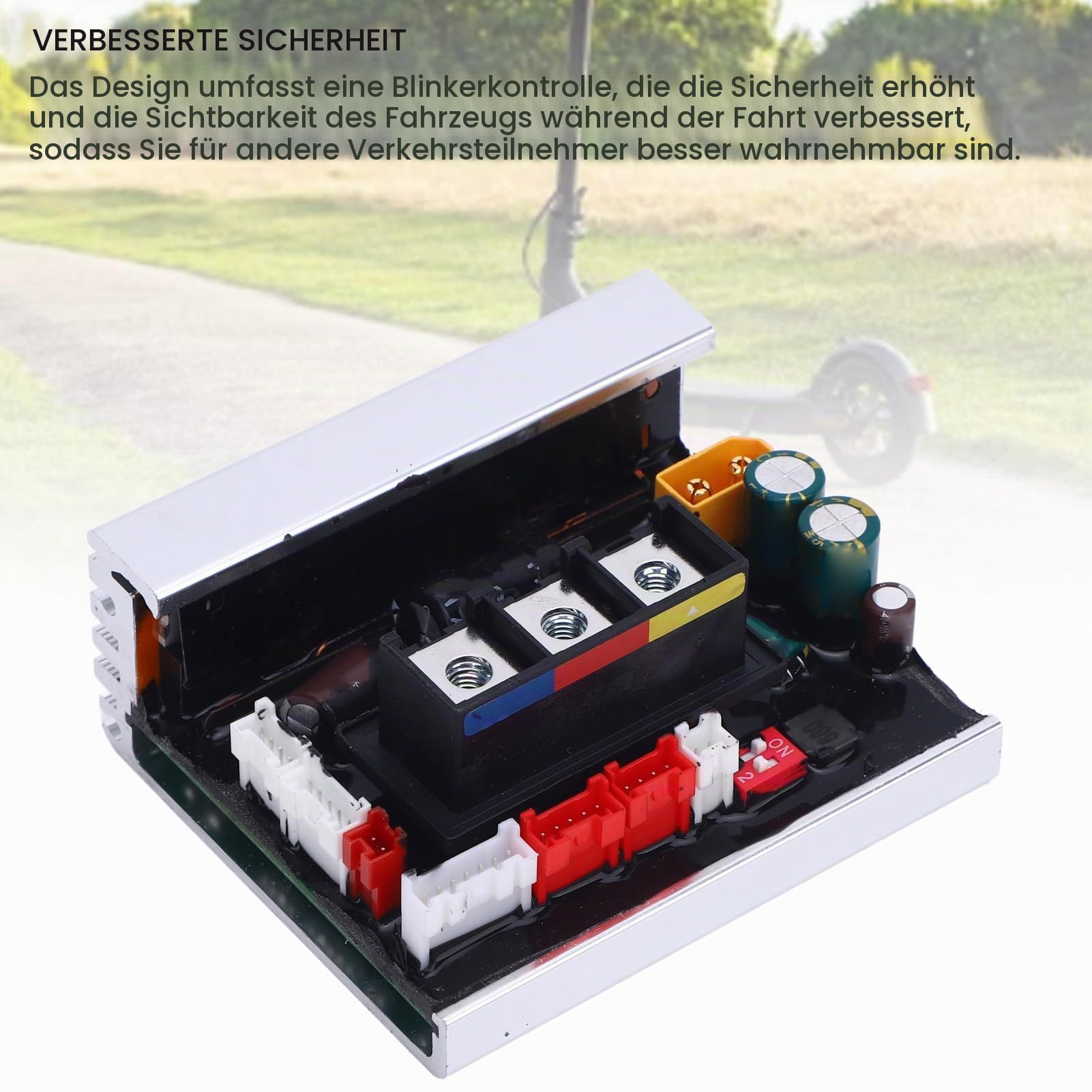 BuyWeek Elektroroller Controller für Ninebot Max G2, E-Scooter Steuerplatine mit Drehen Sie Signalleuchten Fußgängermodus Kontrollfunktion