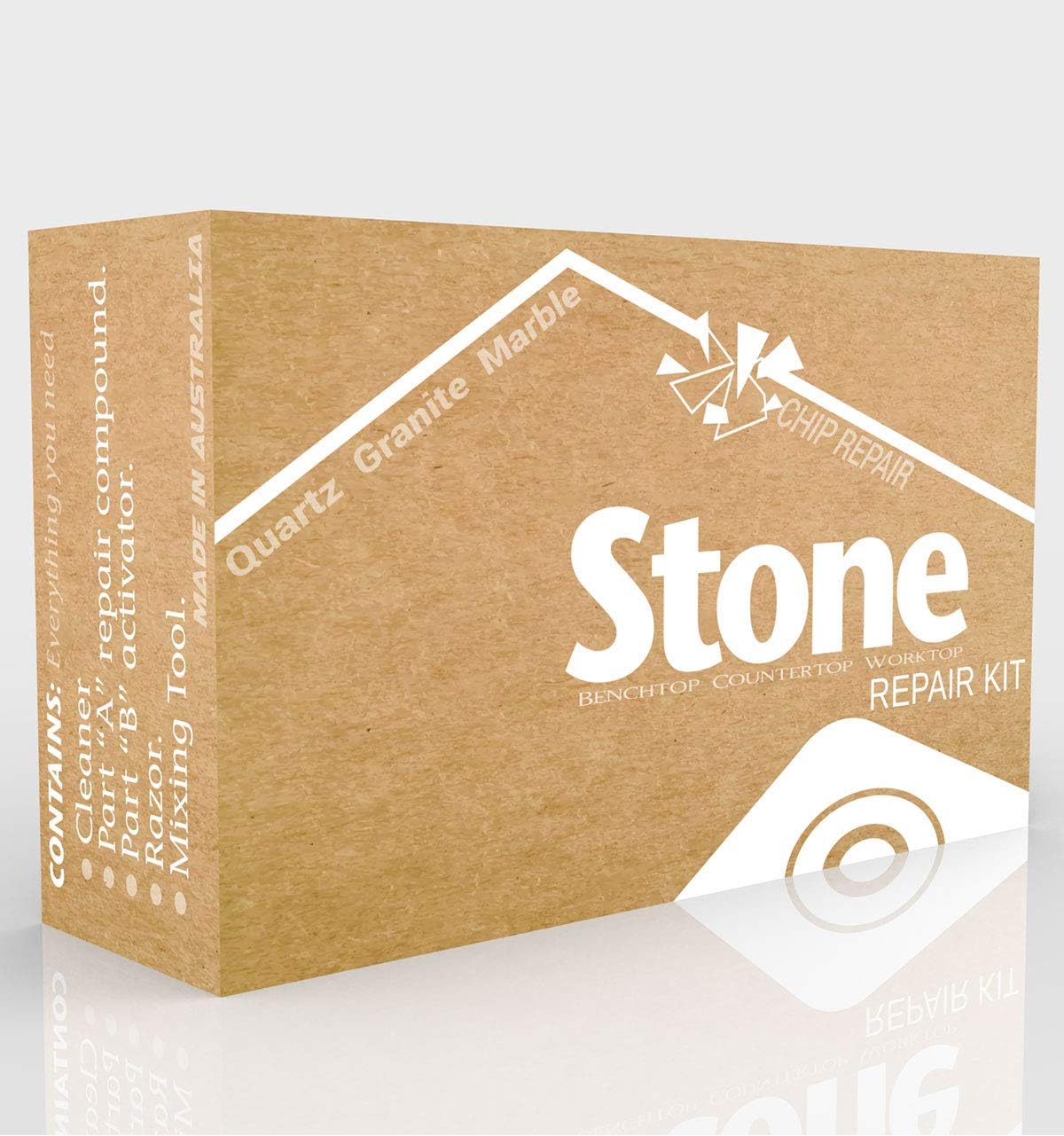 Quartz & Caesarstone Chip Repair Kit (Marble White)