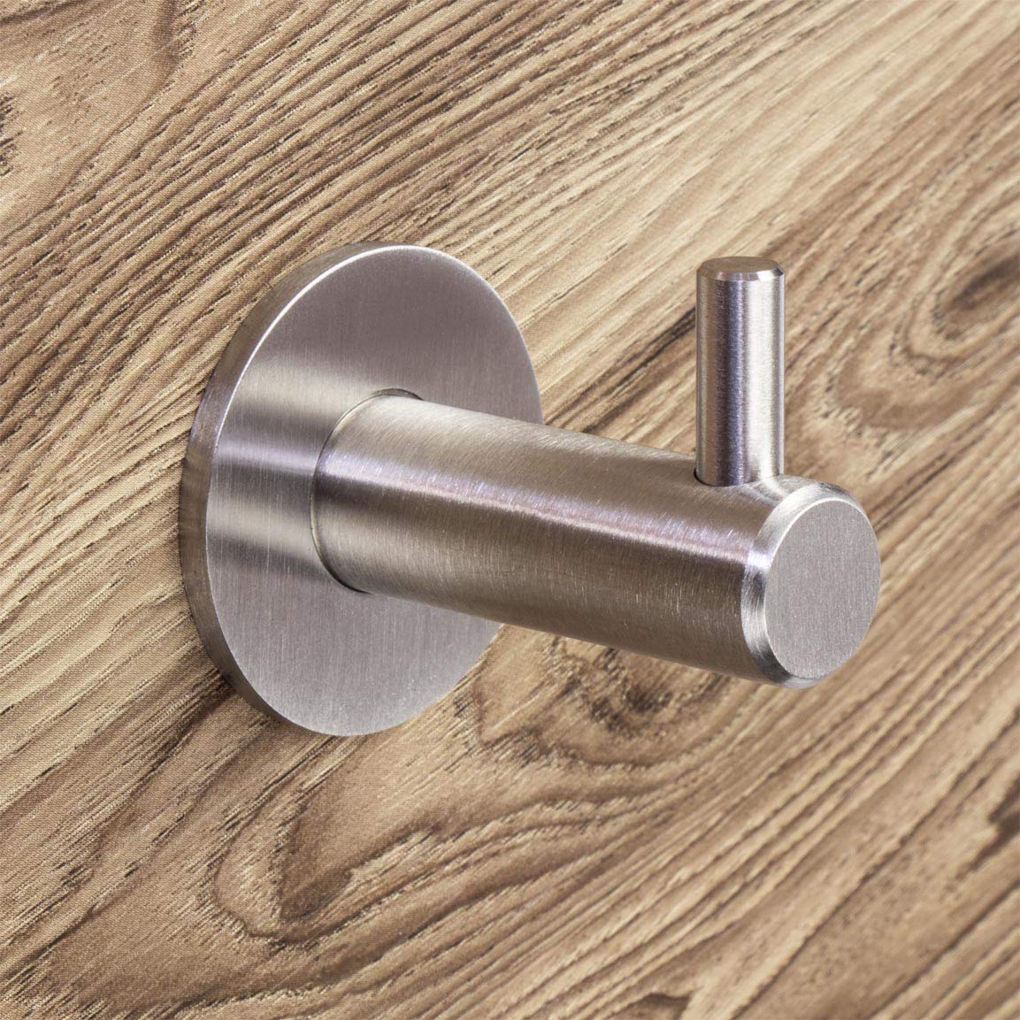 4 Garderobenhaken Vogelmotiv - Edelstahl Schwarz Matt Für Wandgarderobe