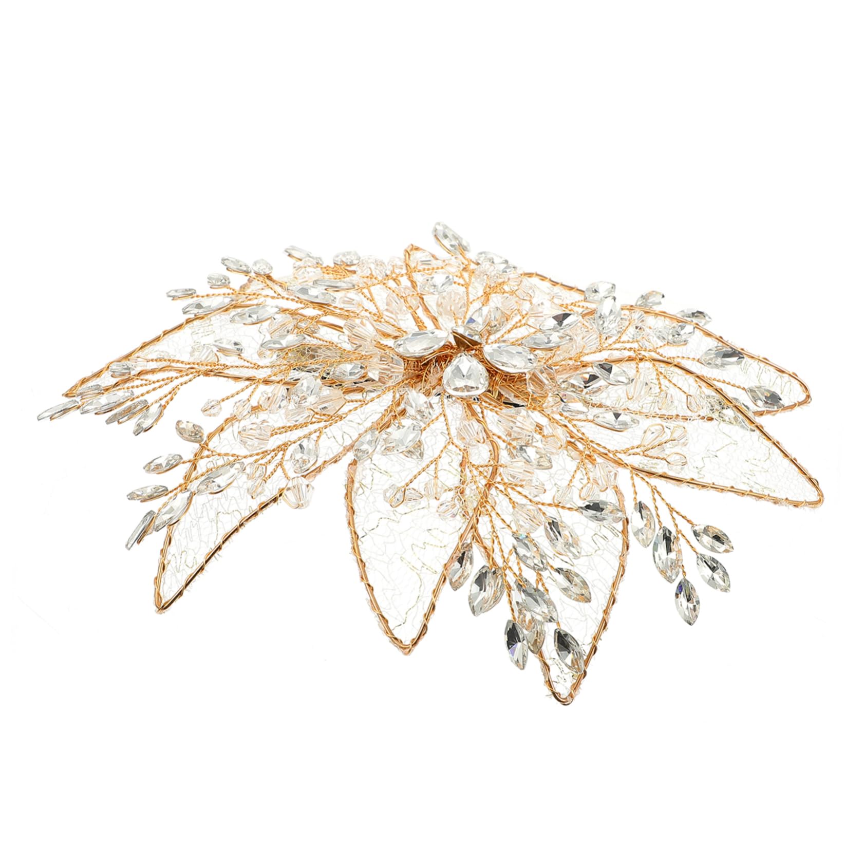 Abaodam 1pezzi Fermaglio Per Capelli Da Sposa Strass Fermaglio Per Capelli Da Donna Da Festa