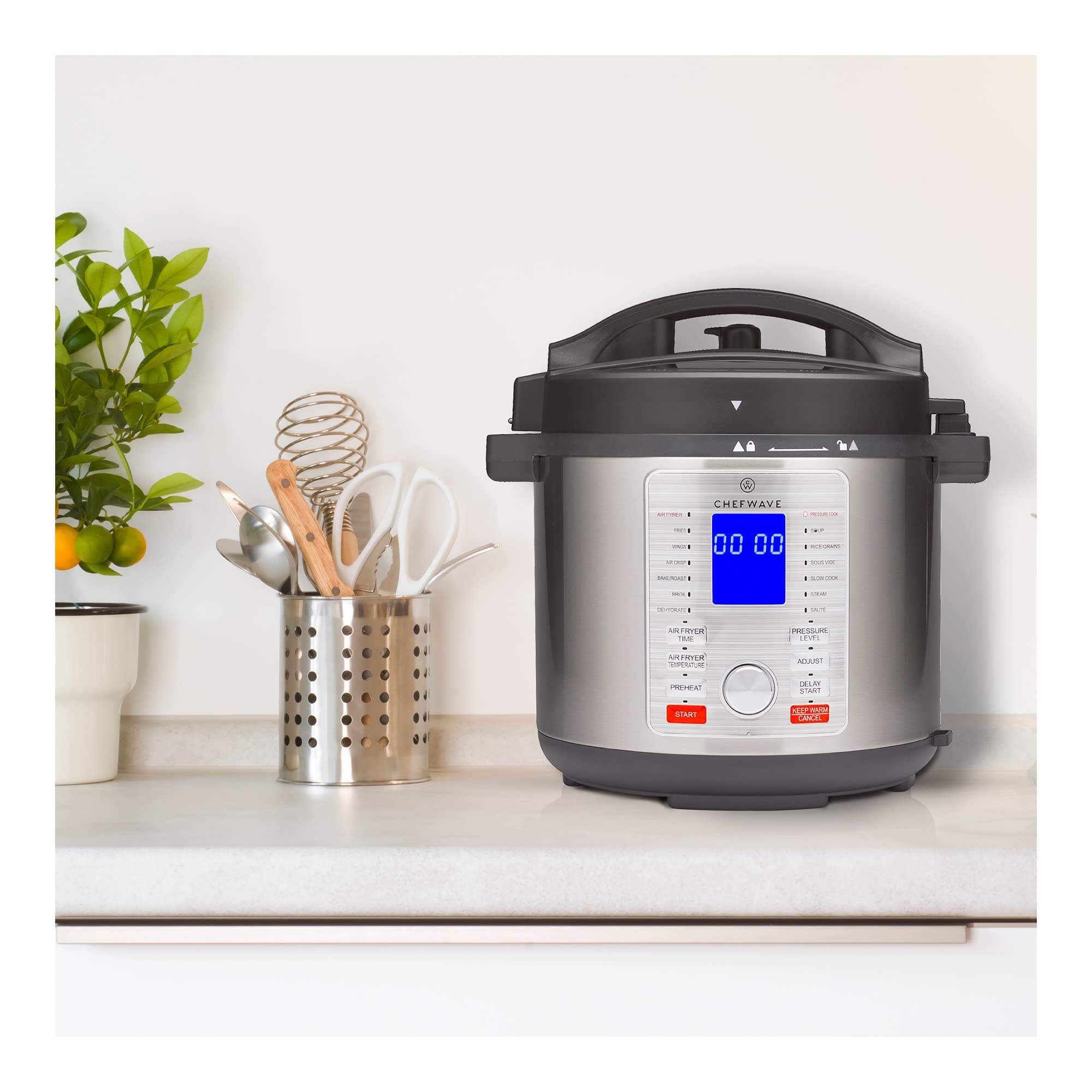 ChefWave Swap Pot 12in1 Pressure Cooker and Air Fryer MultiCooker